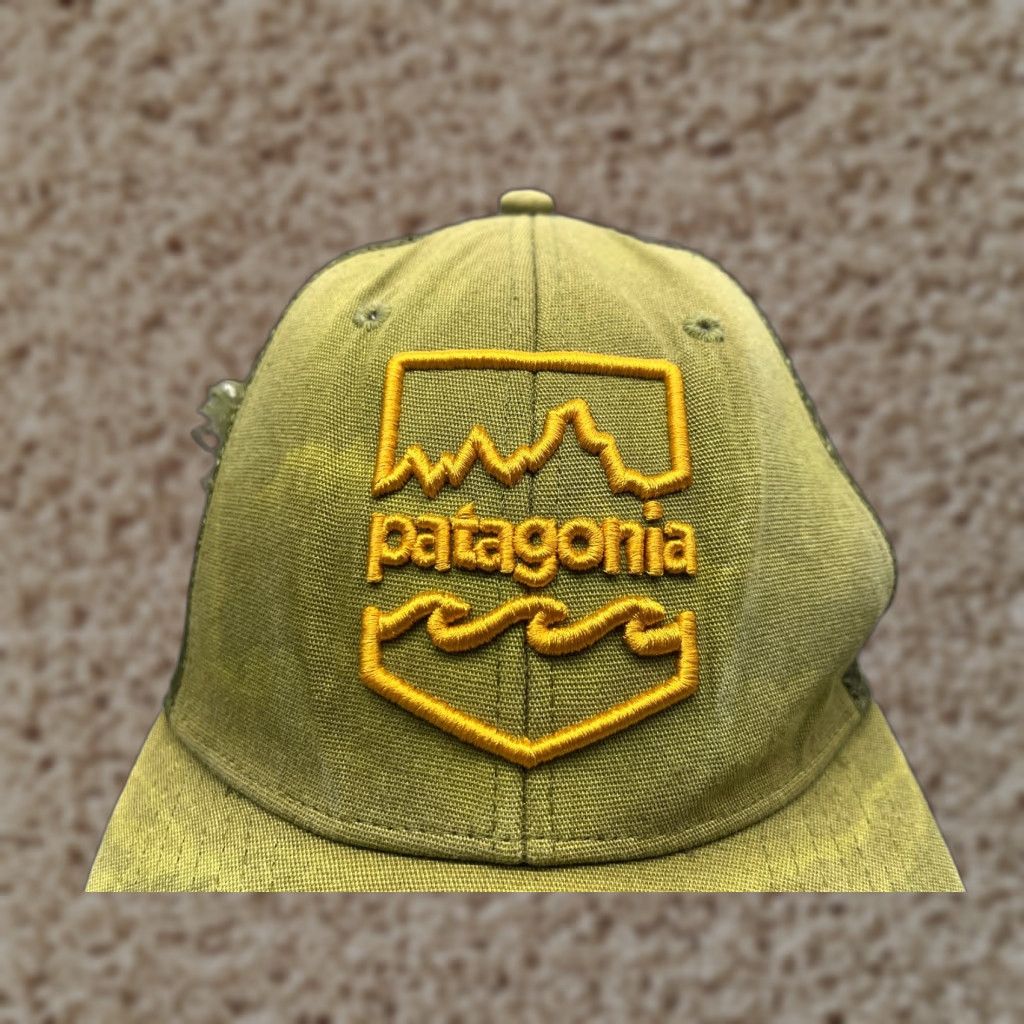 Patagonia Patagonia Hat Cap Trucker Adult One Size Green Fitz Roy Embroidered Size ONE SIZE - 1 Thumbnail