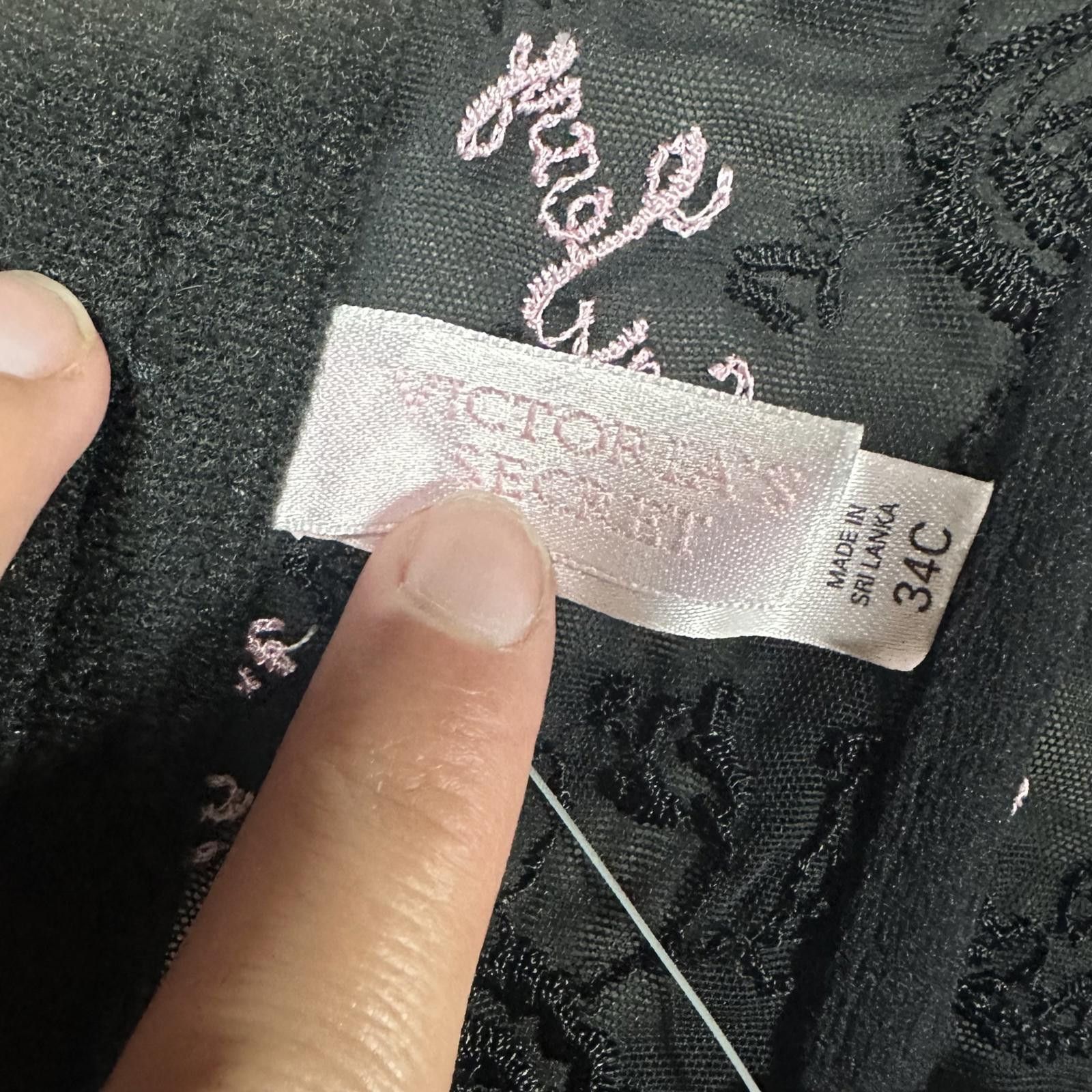 Other Victoria’s Secret Corset Lingerie Top Black Pink Print Size S / US 4 / IT 40 - 4 Thumbnail
