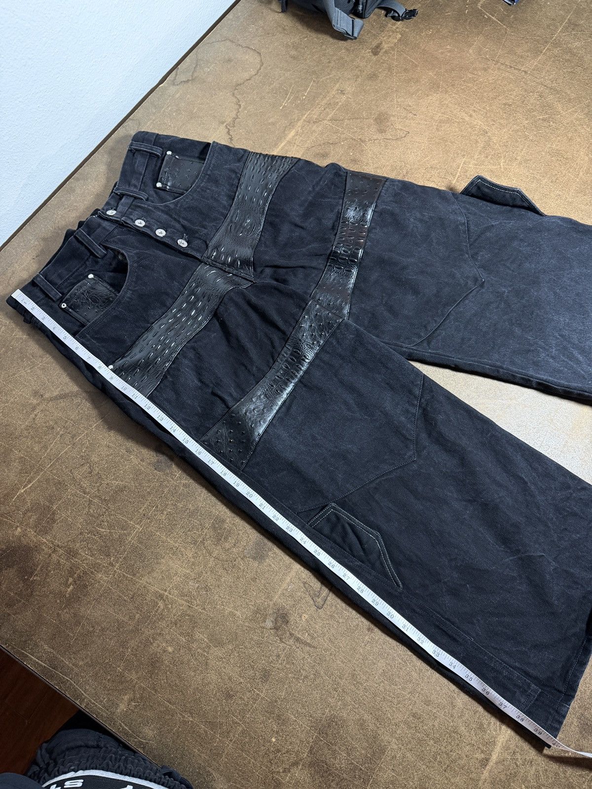 Other ROY PUBLIC LABEL FAUX LEATHER DENIM SAMPLES Size US 34 / EU 50 - 7 Thumbnail