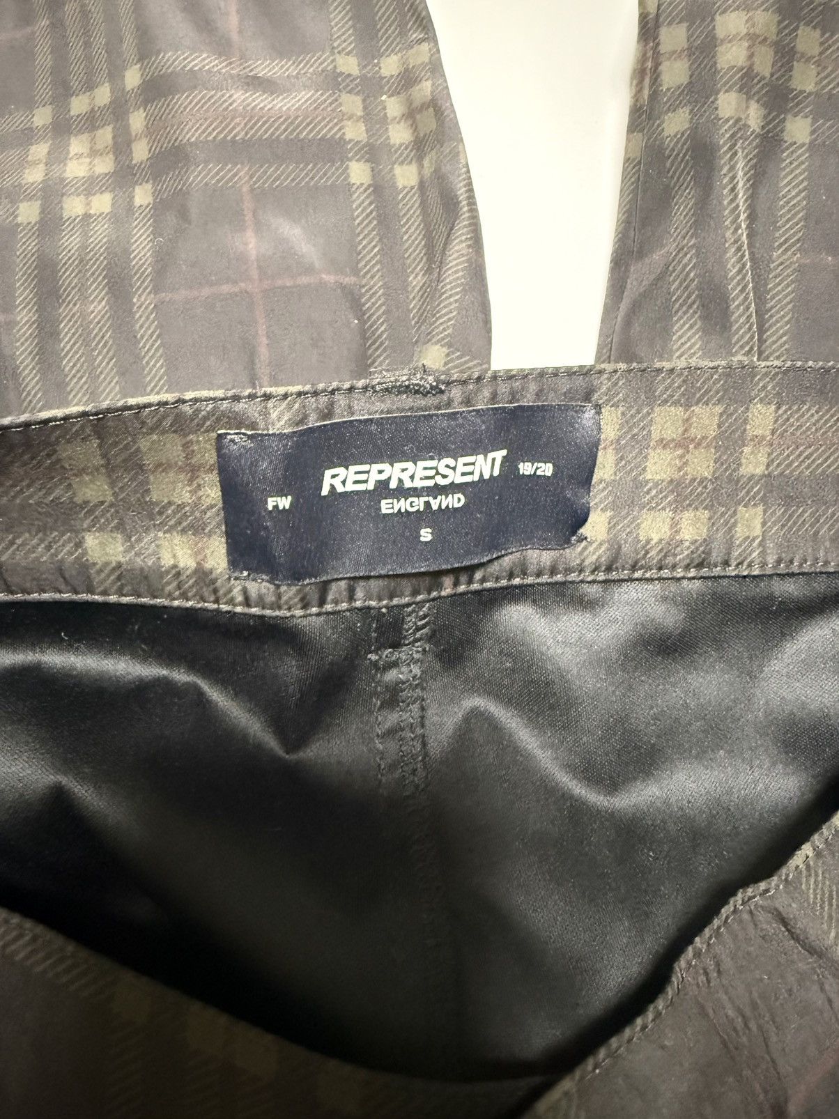 Represent Clo. Represent Tartan Check Cargo Pants Size US 30 / EU 46 - 3 Thumbnail