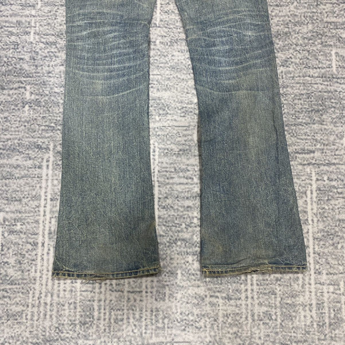 Hysteric Glamour Flare☠️ Morgan Homme Mud Wash Jeans Punk Y2K Grunge Size US 31 - 9 Thumbnail
