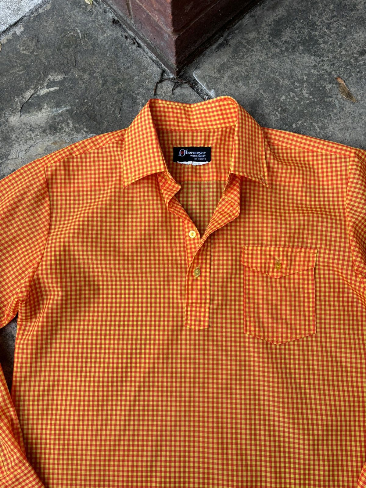 Japanese Brand × Obermeyer × Vintage 1970s Obermeyer Wind Shirt Vintage Anorak Nylon Japan Gorp Size US S / EU 44-46 / 1 - 13 Thumbnail