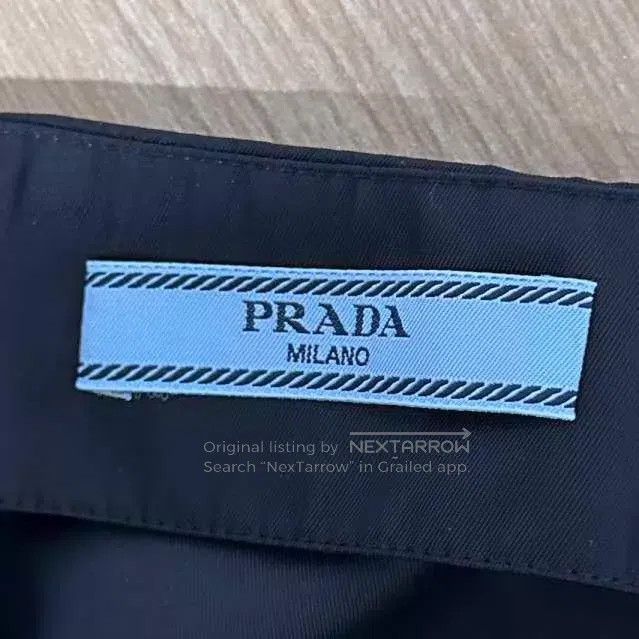 Prada Prada Recycled nylon triangle logo pleated skirt Size 25" / US 0 / IT 36 - 4 Thumbnail