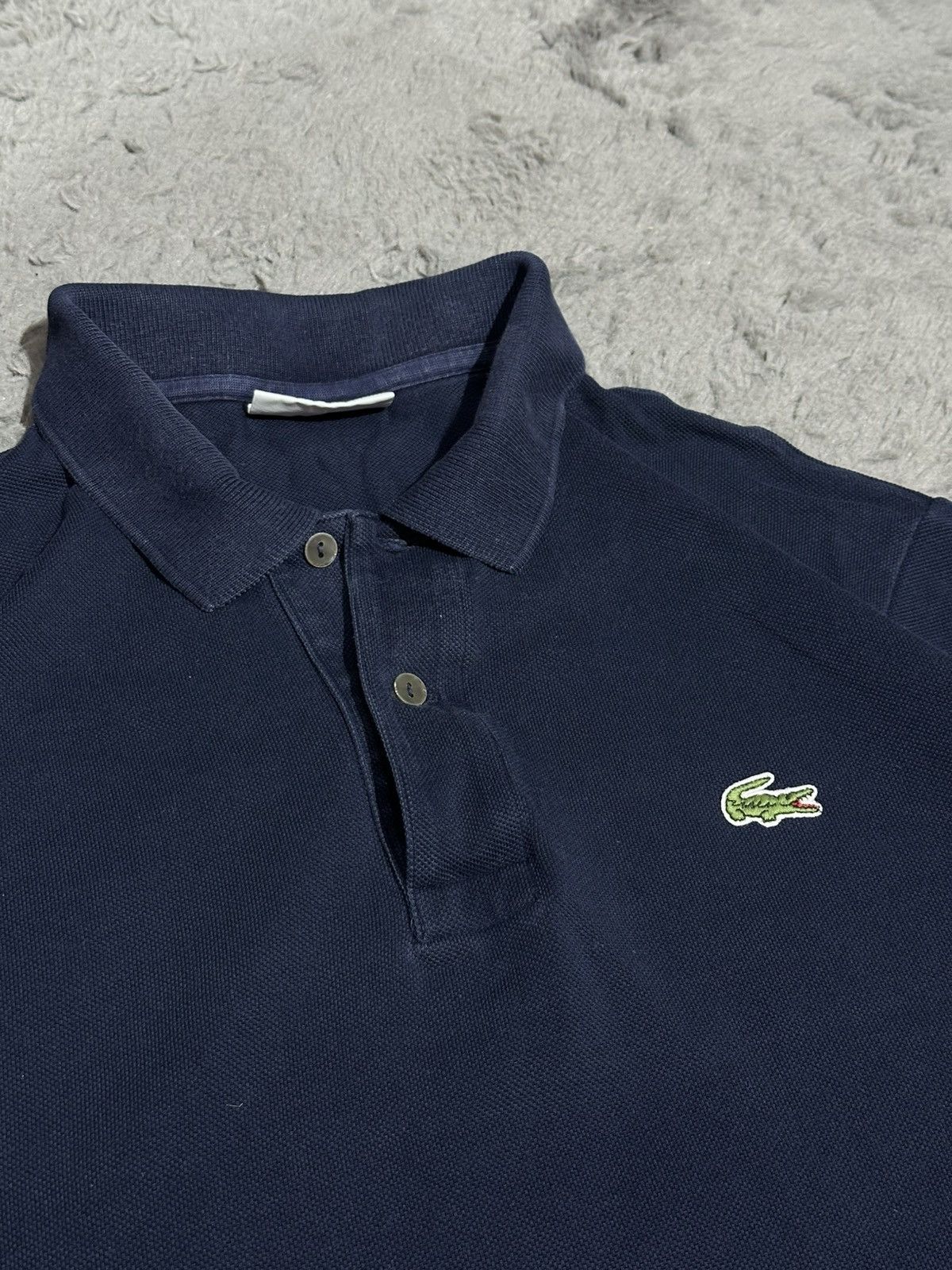 Lacoste Vintage Lacoste Long Sleeve Polo Shirt Size US L / EU 52-54 / 3 - 5 Thumbnail