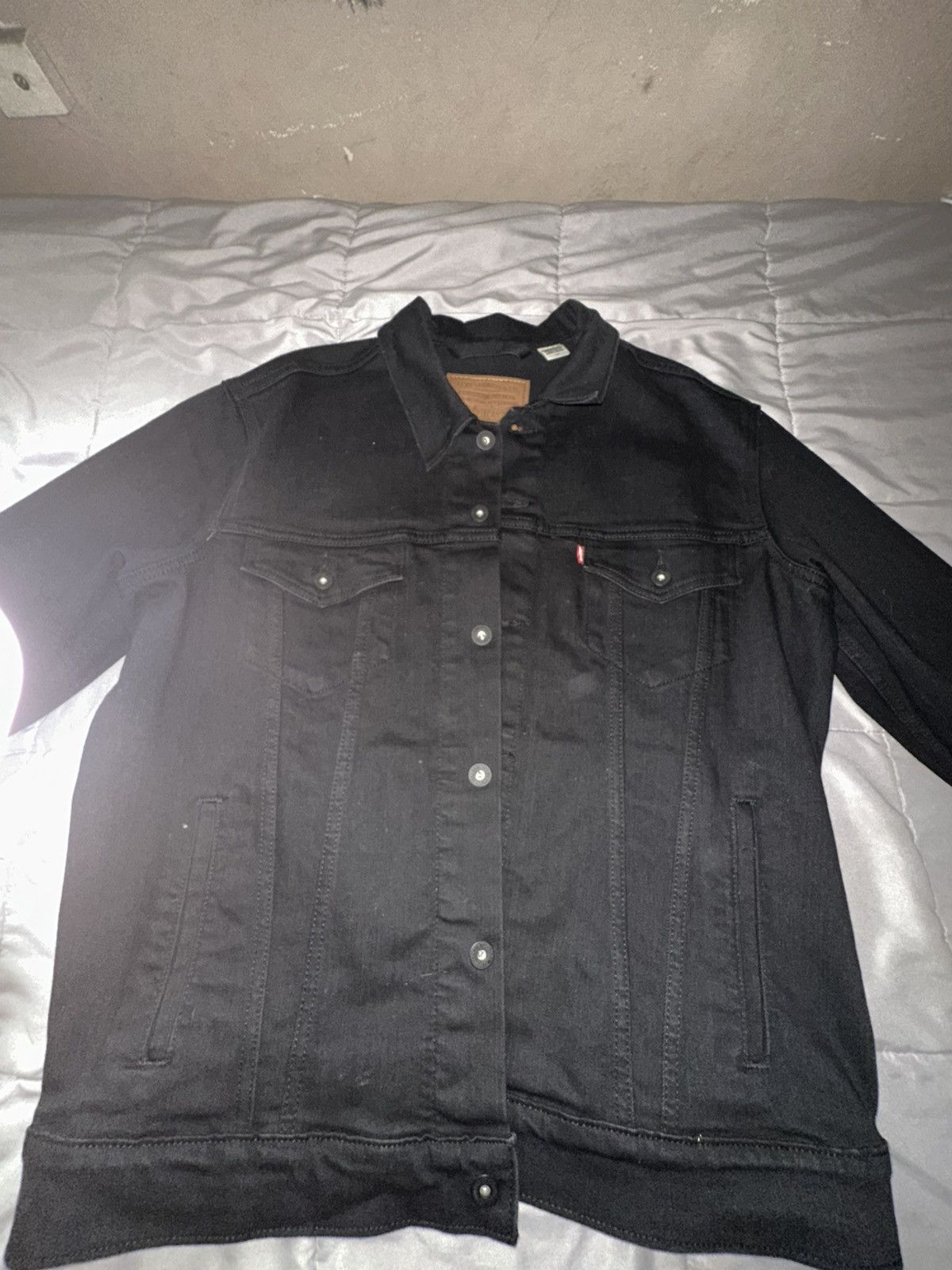 Levi's Men’s Levi’s Black Denim Jacket Size US XS / EU 42 / 0 - 2 Thumbnail