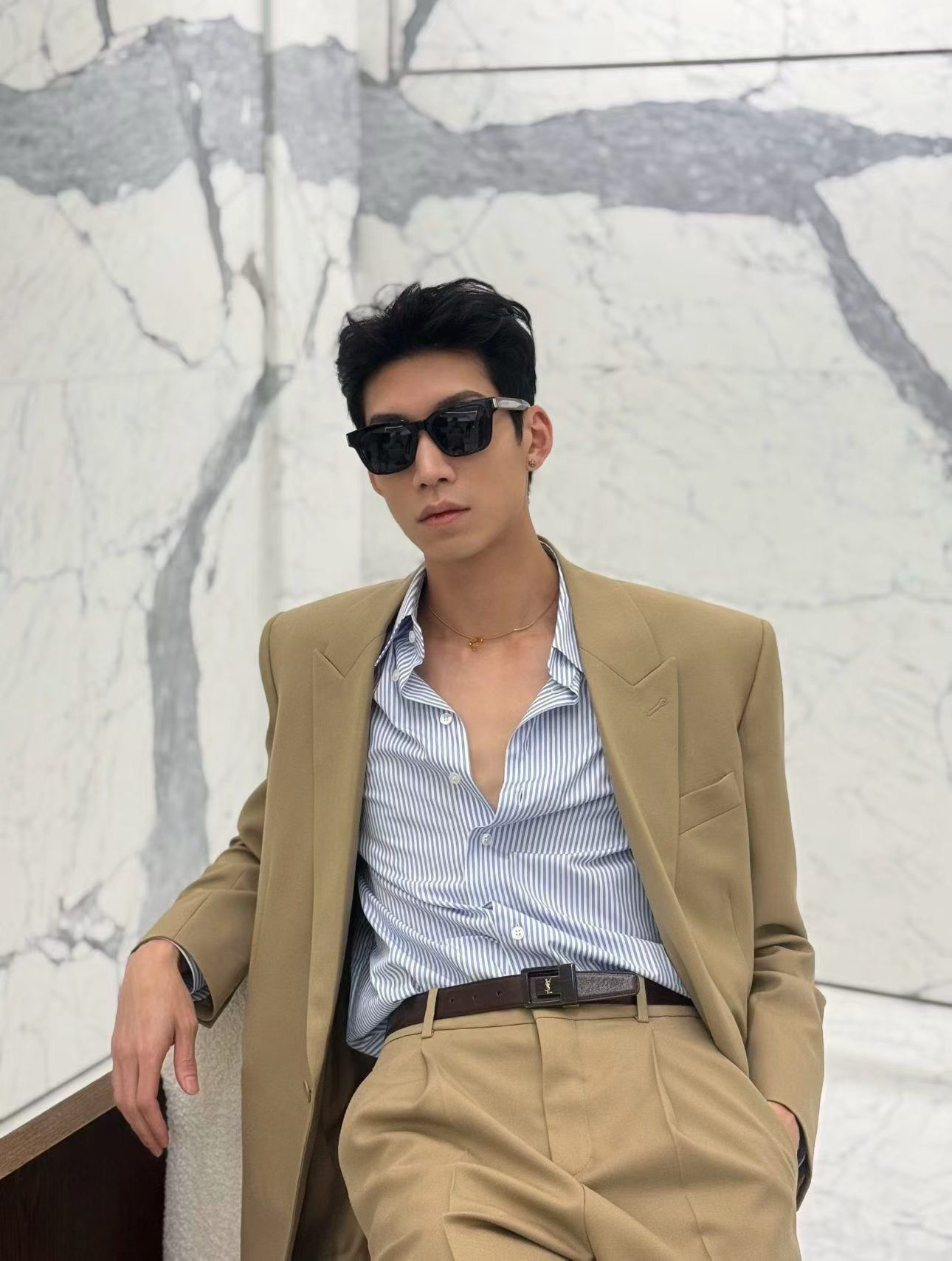 Saint Laurent Paris Single breasted jacket size46 Size 46R - 7 Thumbnail