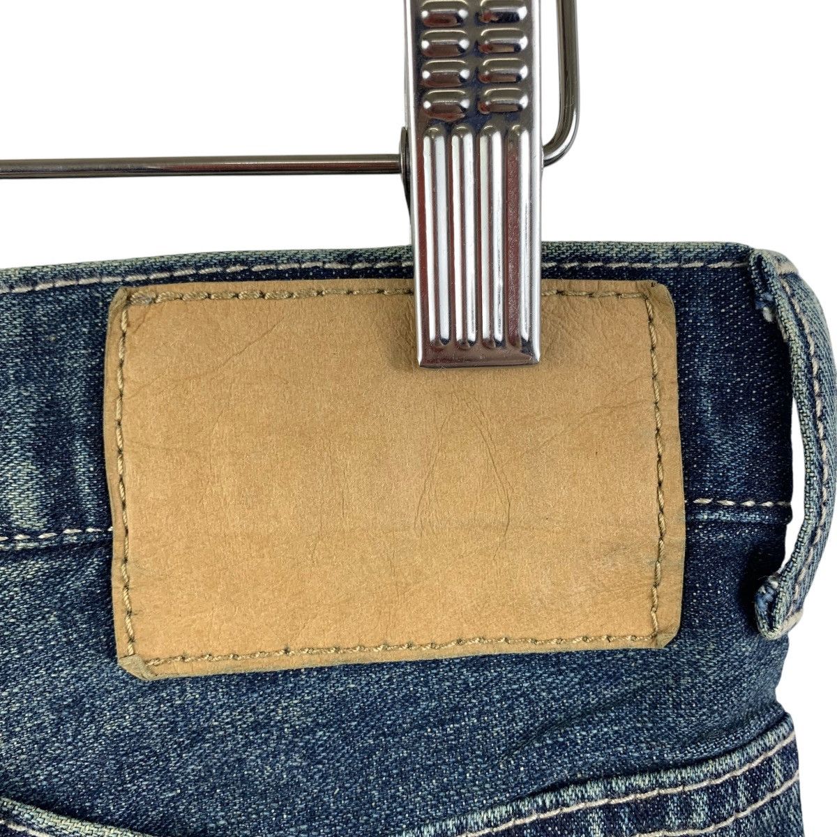 Designer × Japanese Brand AND IT Half double waist blue jeans Size 32" / US 10 / IT 46 - 21 Thumbnail