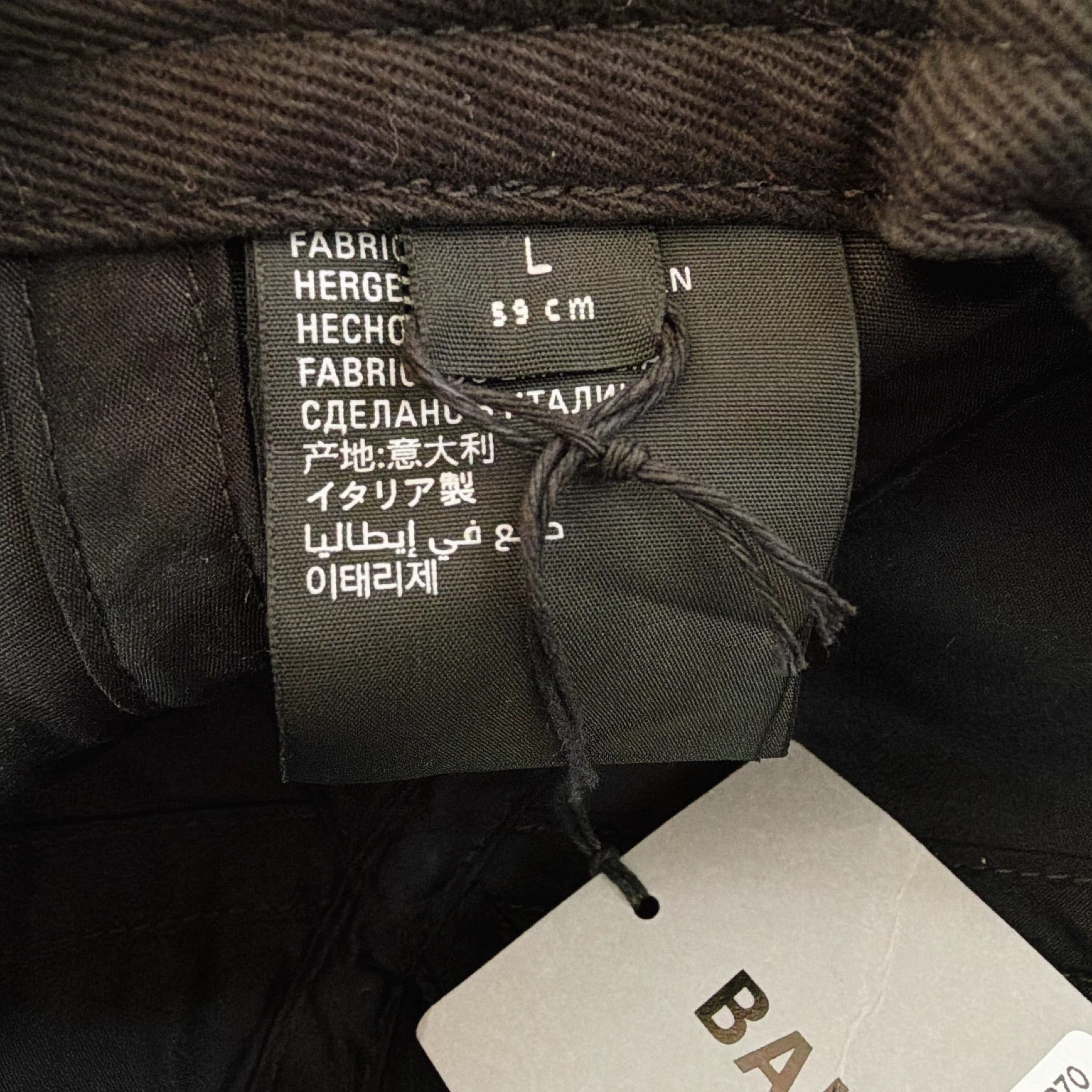 Balenciaga Balenciaga Black Logo Cap L Size ONE SIZE - 7 Thumbnail