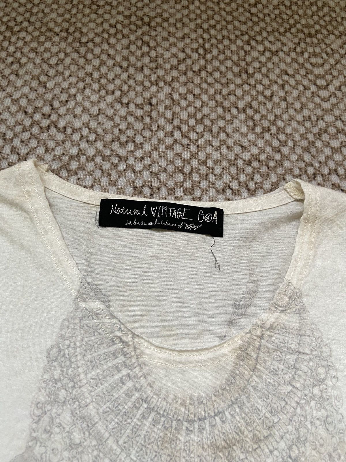 If Six Was Nine × Japanese Brand × Le Grande Bleu (L.G.B.) G.O.A goa Gypsy Soul Natural Vintage Longsleeve T Shirt Size S / US 4 / IT 40 - 3 Thumbnail