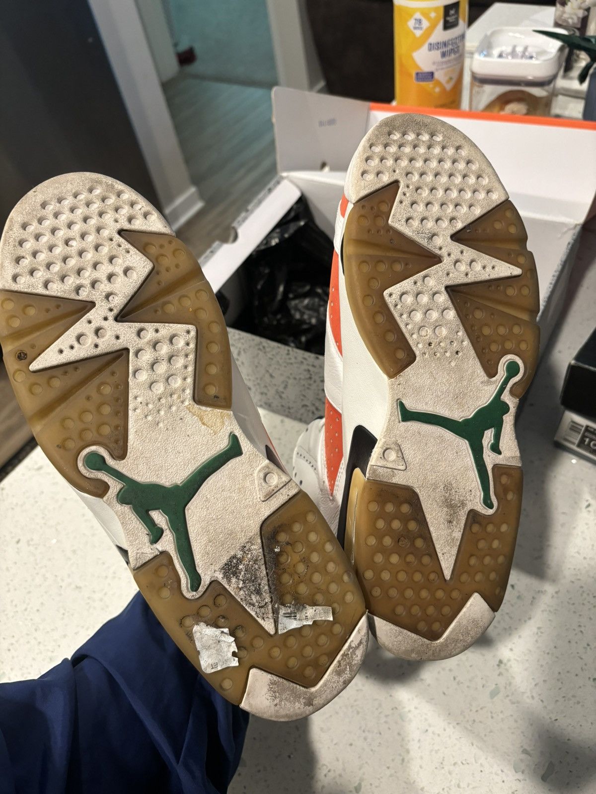 Jordan Brand × Nike Jordan 6 Gatorade Orange Size US 10 / EU 43 - 8 Thumbnail