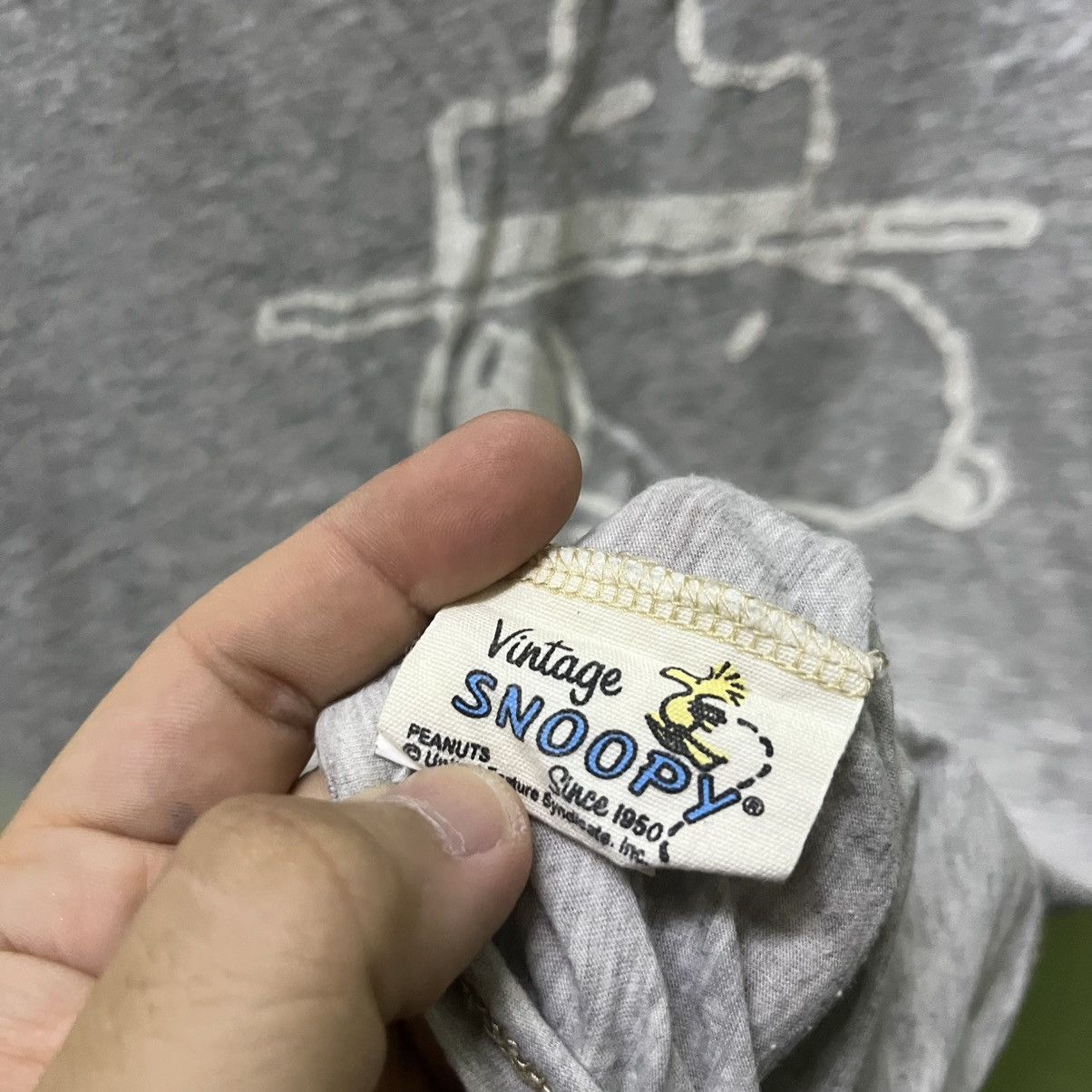 Peanuts Rare Vintage Peanuts Snoopy Cartoon Tees Size US XS / EU 42 / 0 - 6 Thumbnail
