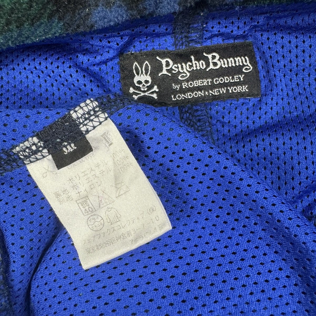 Psycho Bunny Psycho Bunny Plaid Fleece Hoodie Size M / US 6-8 / IT 42-44 - 9 Thumbnail