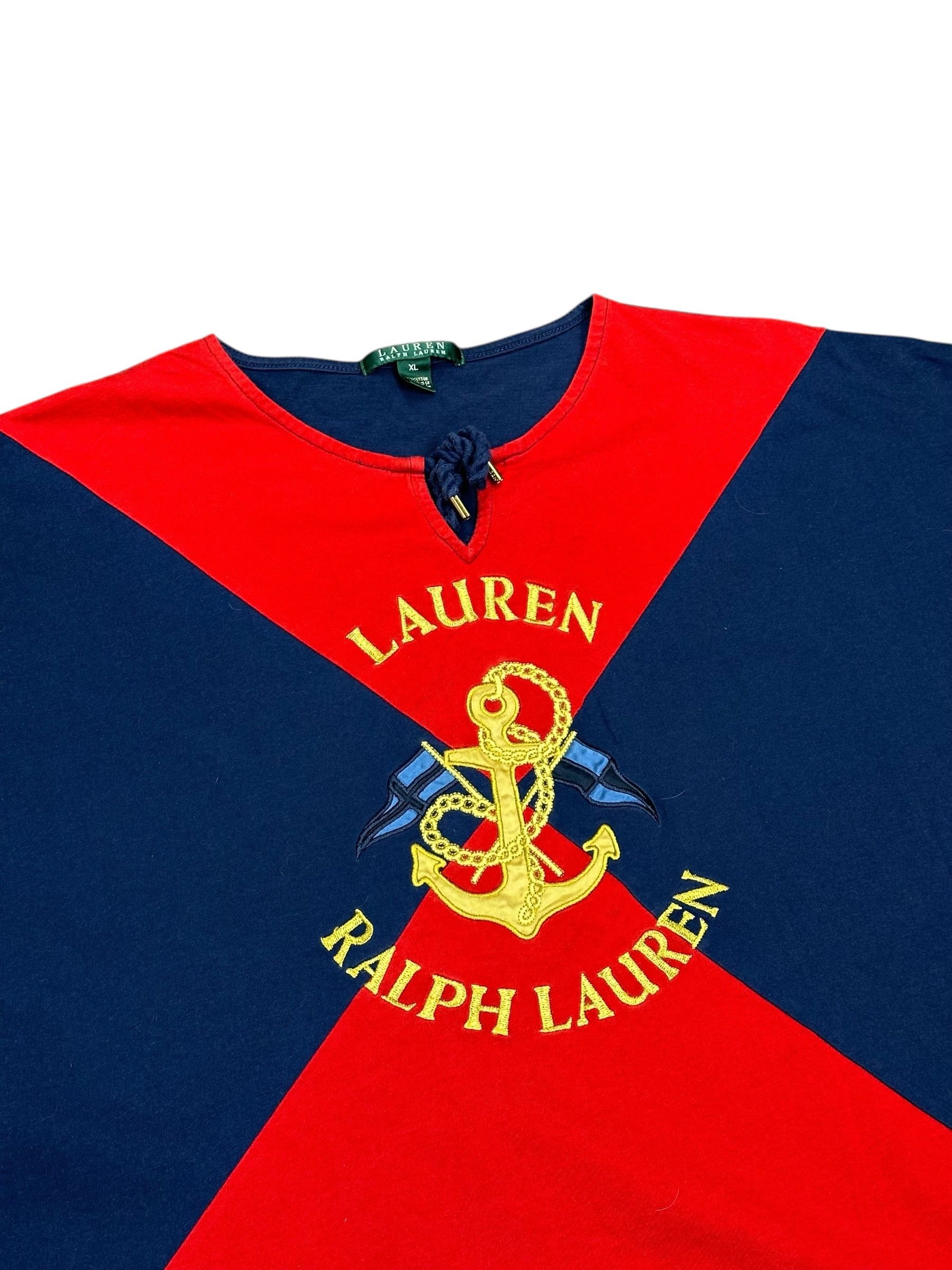 Lauren Ralph Lauren Ralph Lauren anchor embroidered vintage tank top short Size XL / US 12-14 / IT 48-50 - 2 Thumbnail
