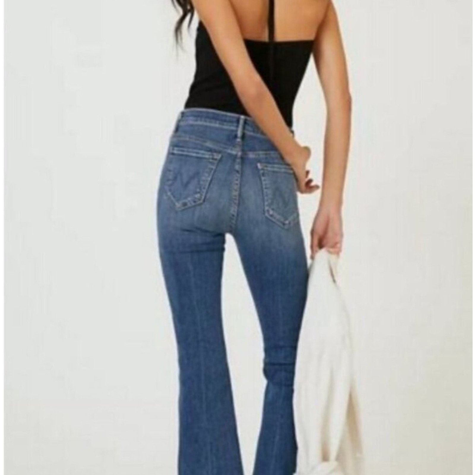 MOTHER Mother The Weekender Fray Walking On Coals Fray Hem Flare 30 Size 30" / US 8 / IT 44 - 3 Thumbnail