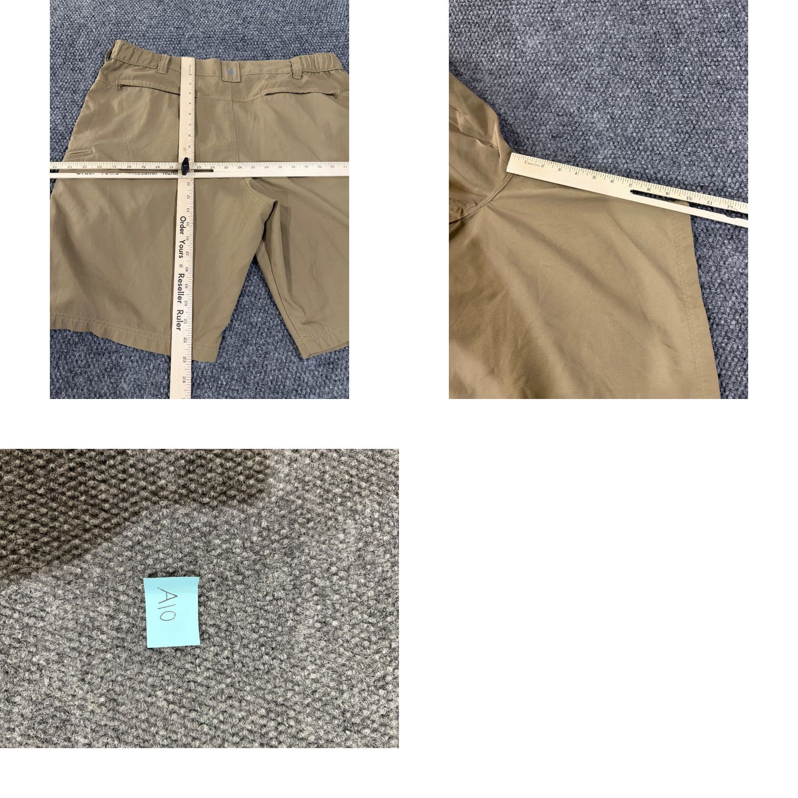 Wrangler Wrangler Cargo Shorts Mens 40 Khaki Outdoor Hiking Utility Cargo Pocket Cotton Green Regular Waist 40 Size US 40 / EU 56 - 8 Thumbnail