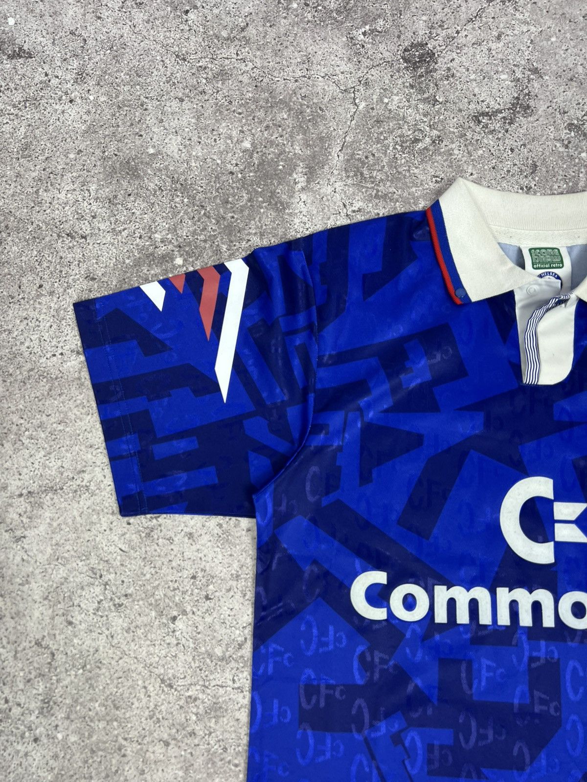 Other Chelsea FC Score Draw Retro Jersey 90s Commodore Vintage Size US S / EU 44-46 / 1 - 5 Thumbnail