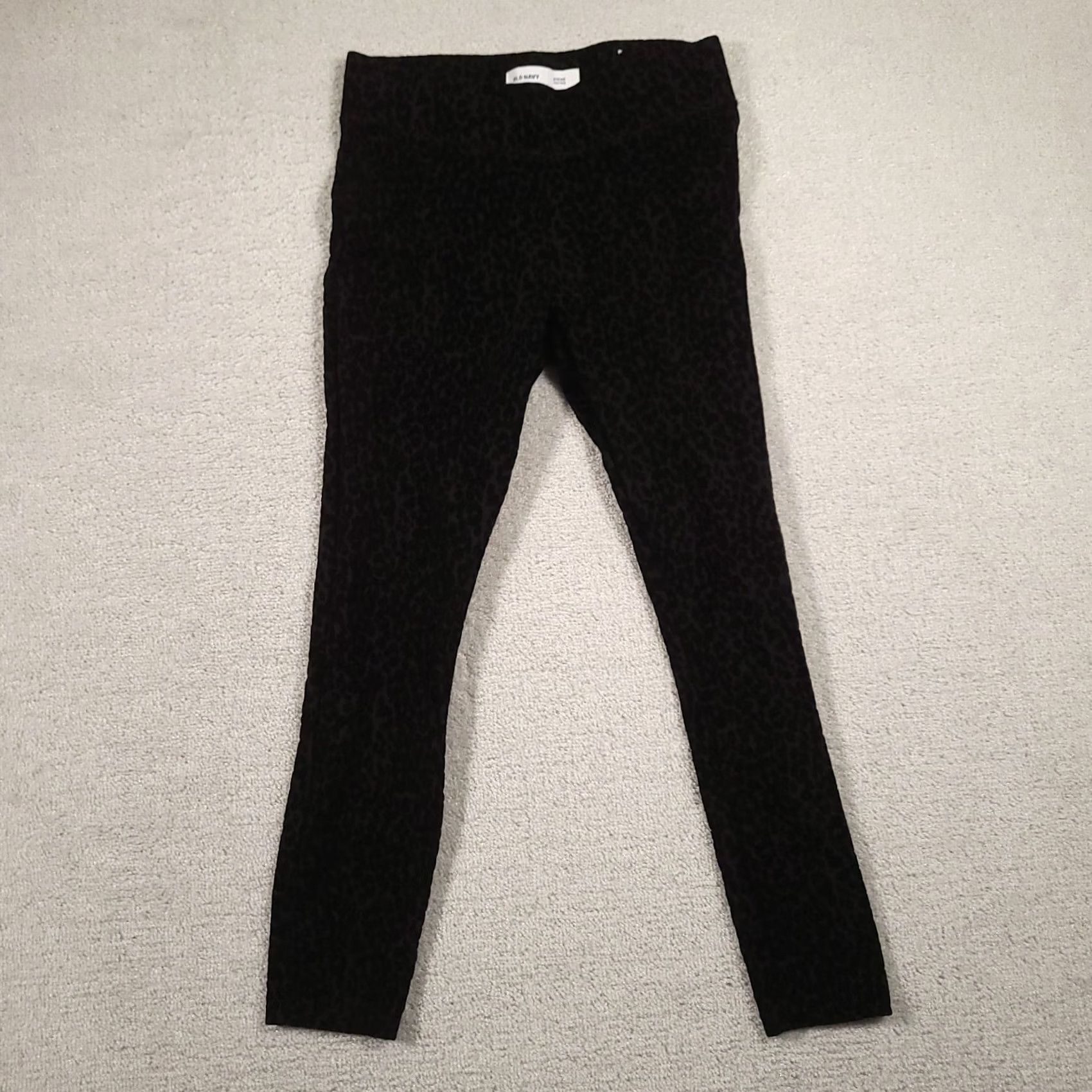 Old Navy Old Navy Leggings Womens Medium Black Stevie High Rise Stretch Pants Size 32" / US 10 / IT 46 - 2 Thumbnail