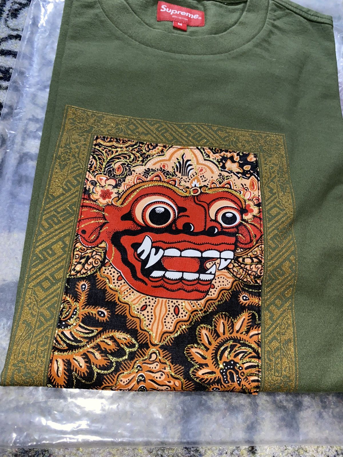 Supreme Supreme Barong Patch S/S Top (SS21) Size US M / EU 48-50 / 2 - 2 Thumbnail