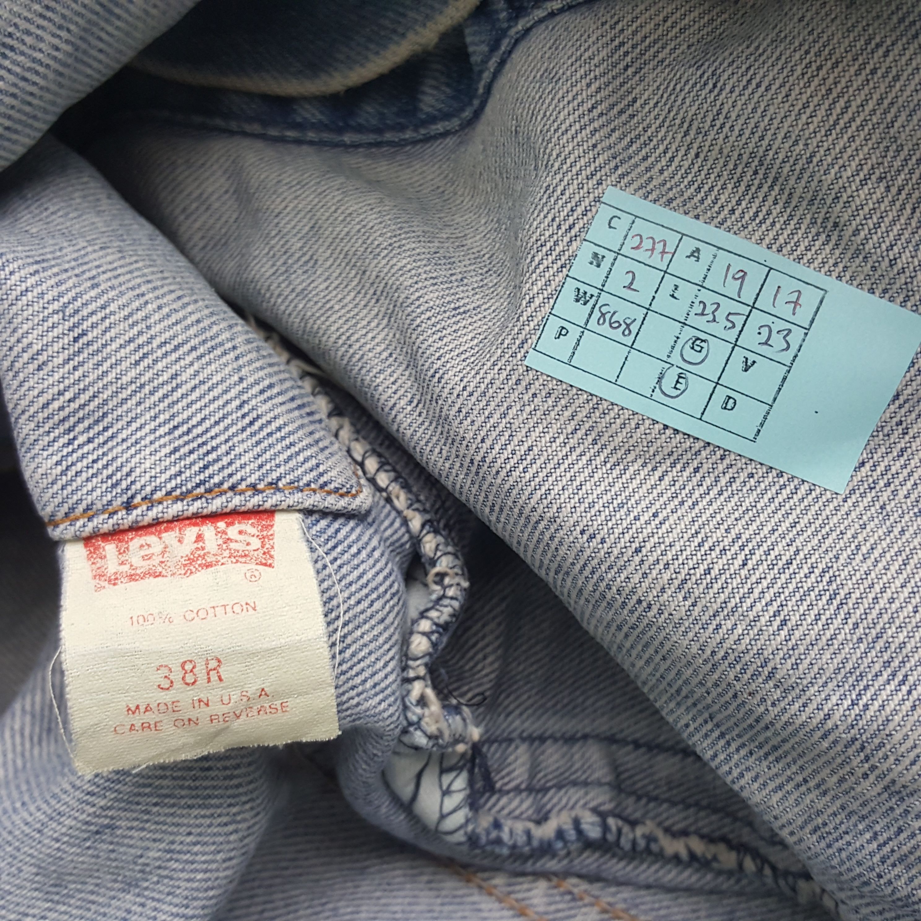 Levi's × Vintage Vintage Levis X Custom Jamiroquai Denim Jacket Size US S / EU 44-46 / 1 - 8 Thumbnail