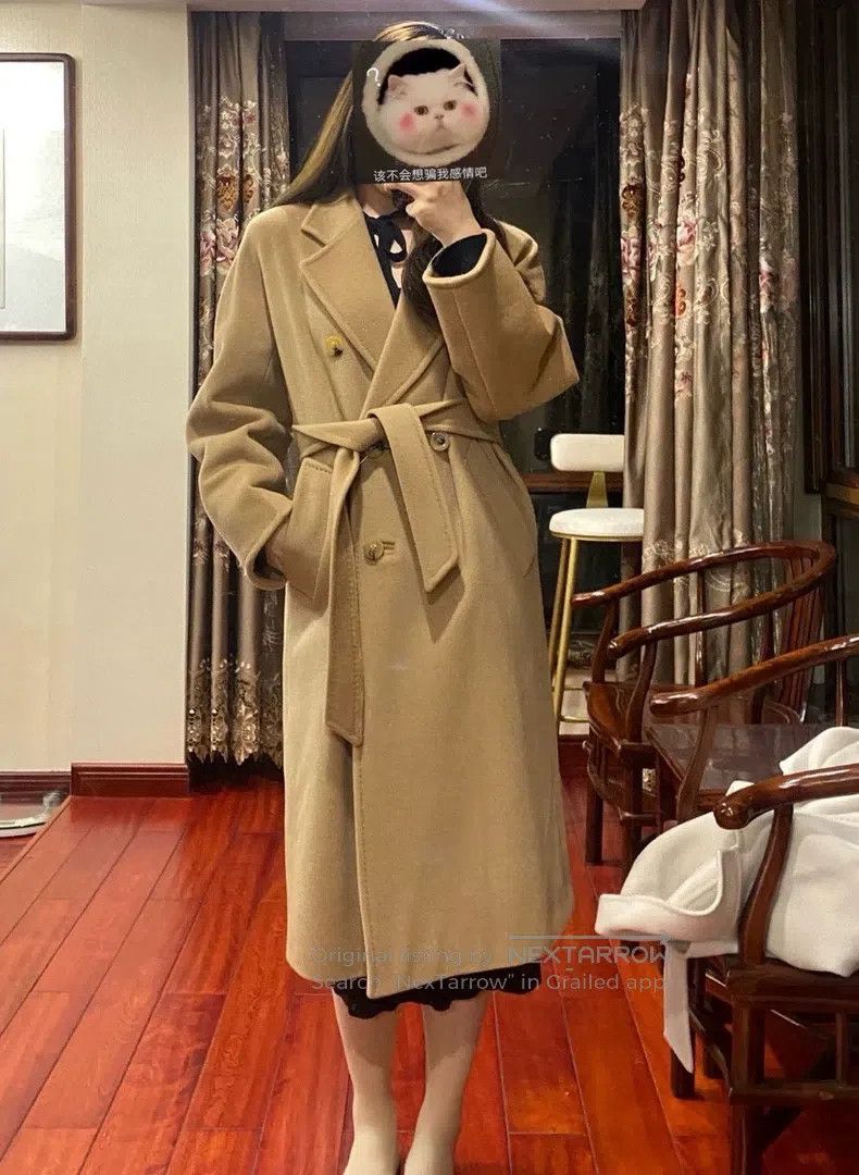 Max Mara Max Mara Camel Double-breasted Coat Size XS / US 0-2 / IT 36-38 - 9 Thumbnail