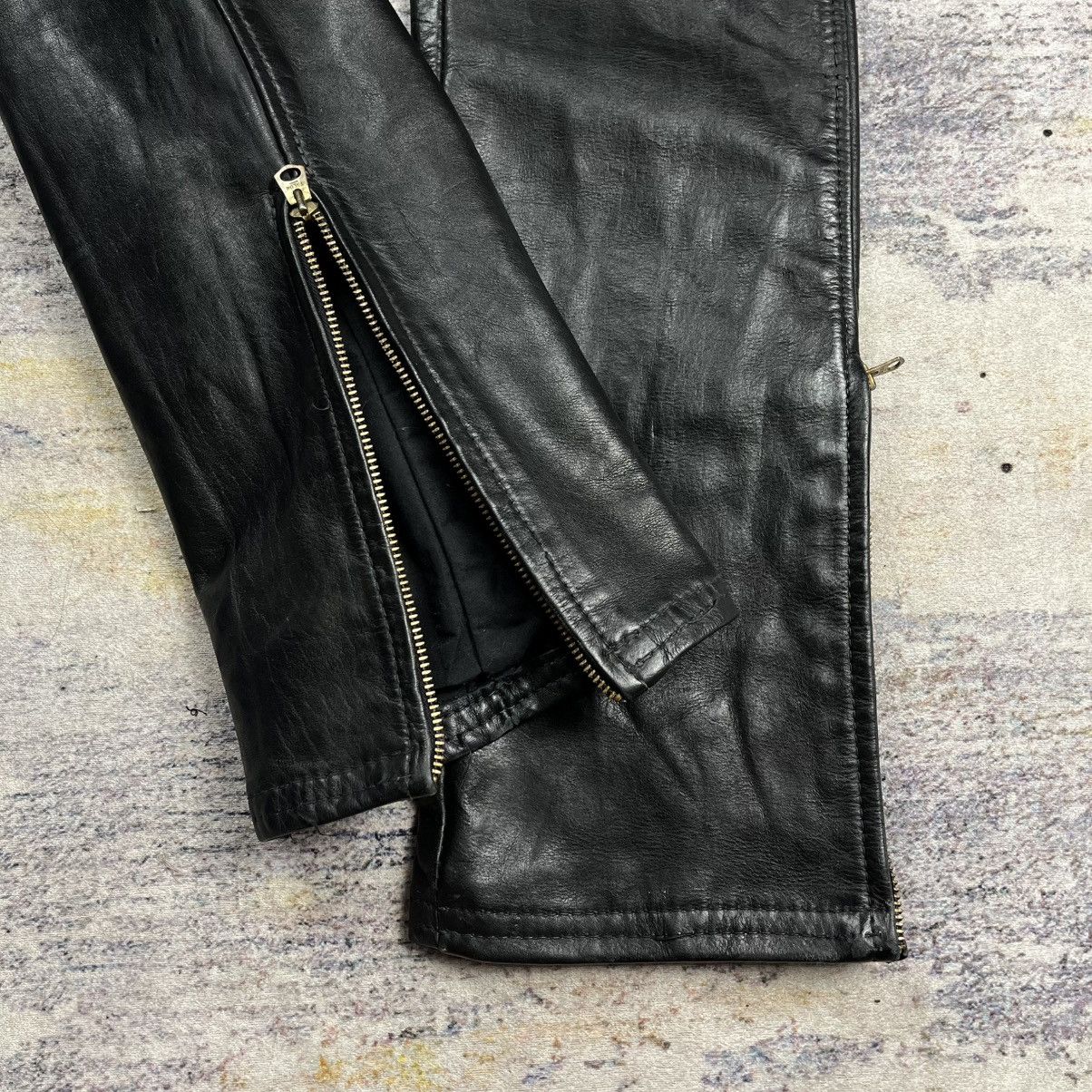 Isamu Katayama Backlash Vintage 70s Langlitz leather riding pants Size US 30 / EU 46 - 7 Thumbnail