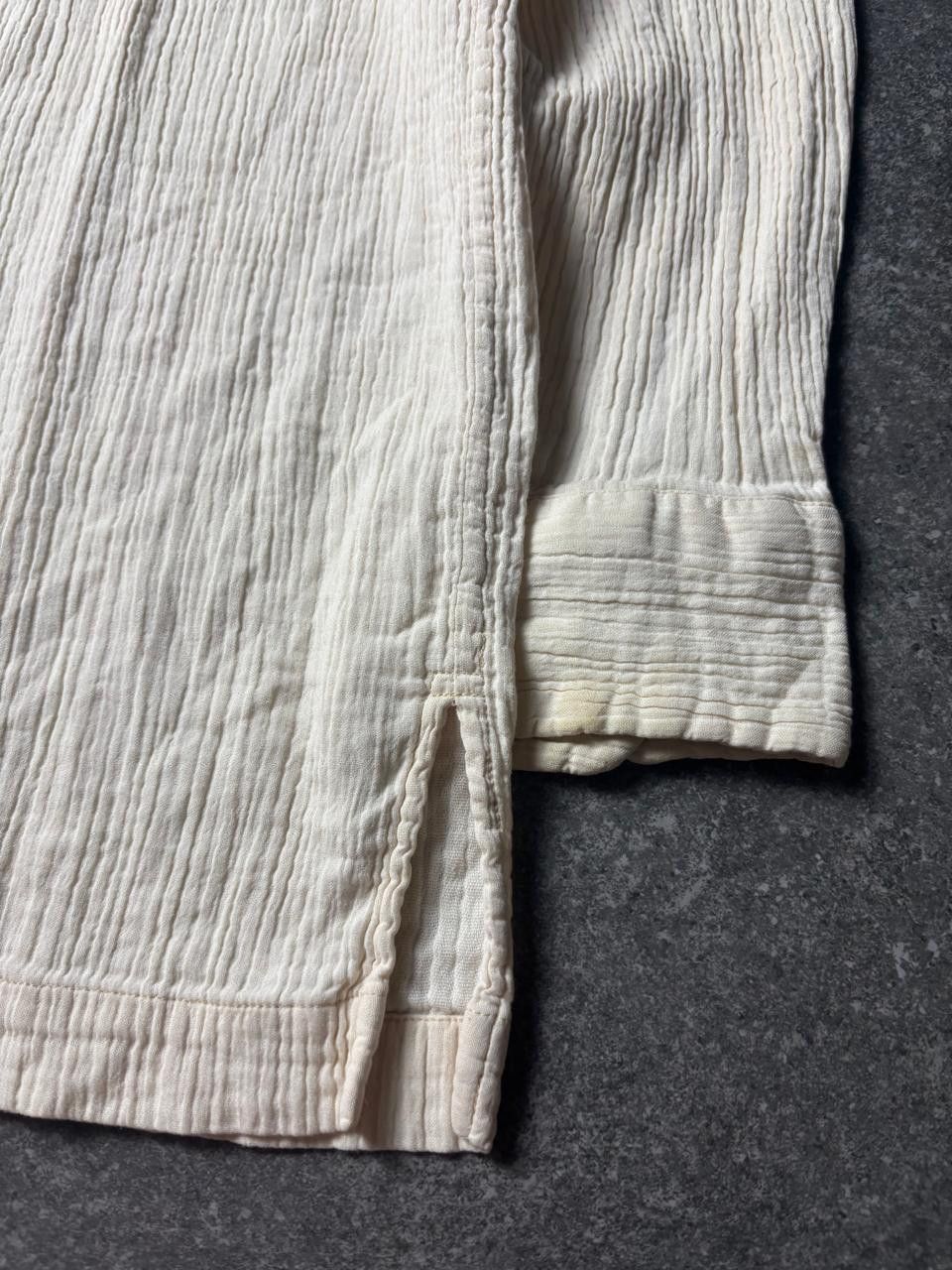 Issey Miyake AW1999 Issey Miyake Men Cotton Pleated Button-Up Shirt Size US L / EU 52-54 / 3 - 5 Thumbnail