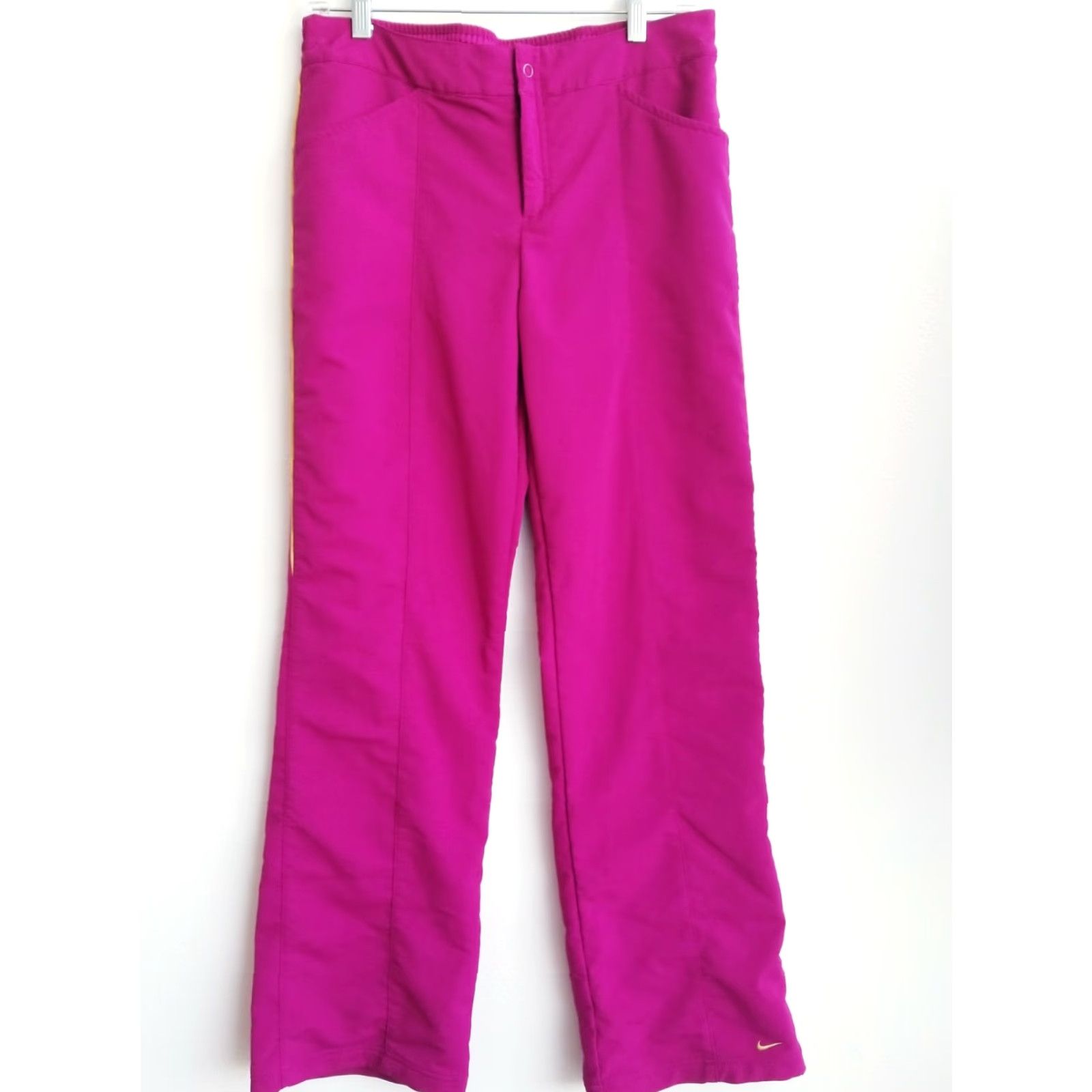 Nike Nike Air Purple Fuchsia Pants Track Gym Pants M Women 32in Inseam Front Back Pockets Size 32" / US 10 / IT 46 - 6 Thumbnail