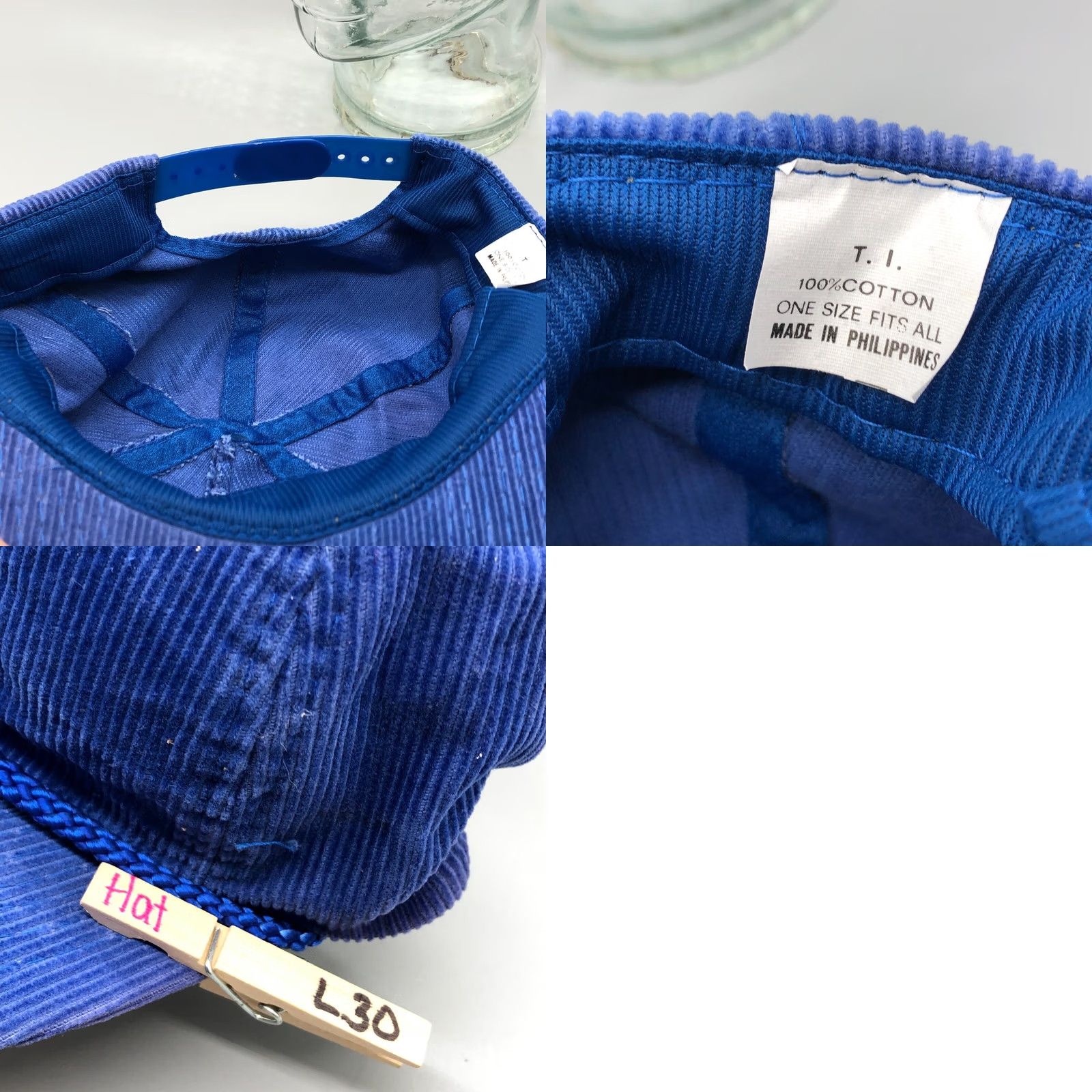 Coal VINTAGE Blue Corduroy Rope Trucker Hat Cap Snapback General Coal Mining 80s 90s Mens Size ONE SIZE - 8 Thumbnail