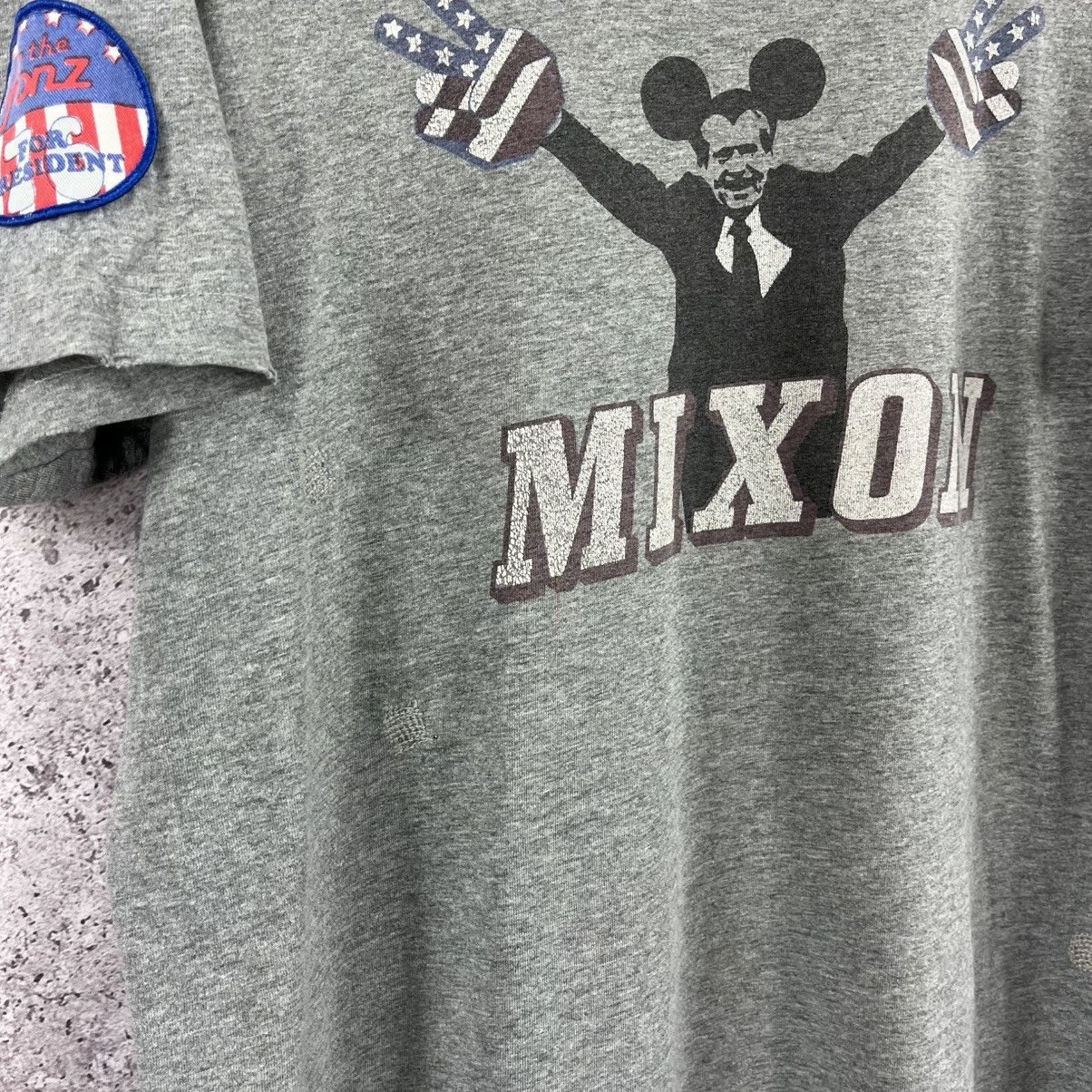 Vintage Mixon President Crazy Tee Multi Logo Size L Size US L / EU 52-54 / 3 - 6 Thumbnail