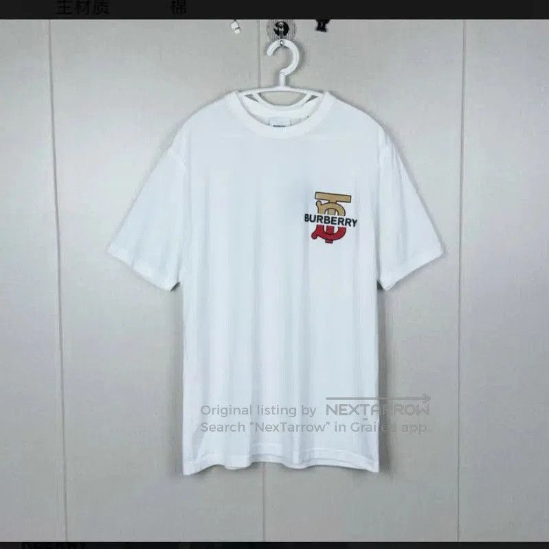 Burberry Burberry Men's White Cotton T. Size US XS / EU 42 / 0 - 1 Thumbnail