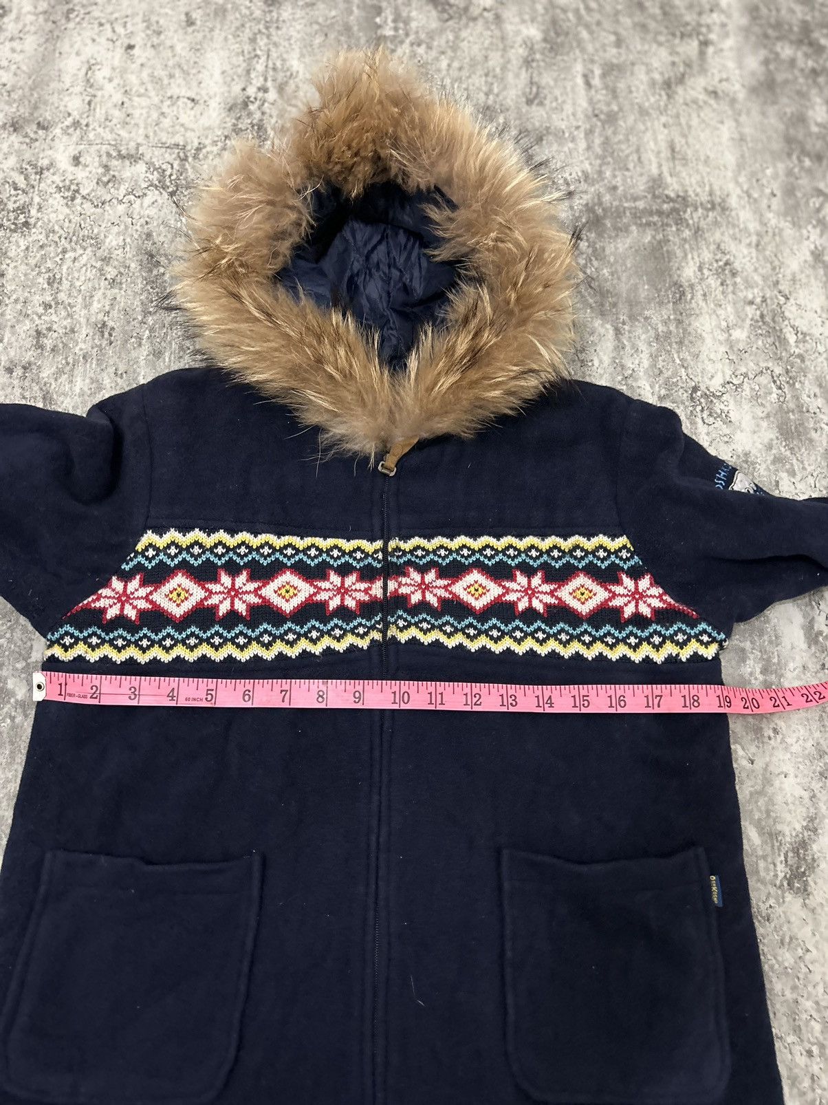 If Six Was Nine × Le Grande Bleu (L.G.B.) × Oshkosh Oshkosh Navajo Fur Jacket Size US S / EU 44-46 / 1 - 13 Thumbnail