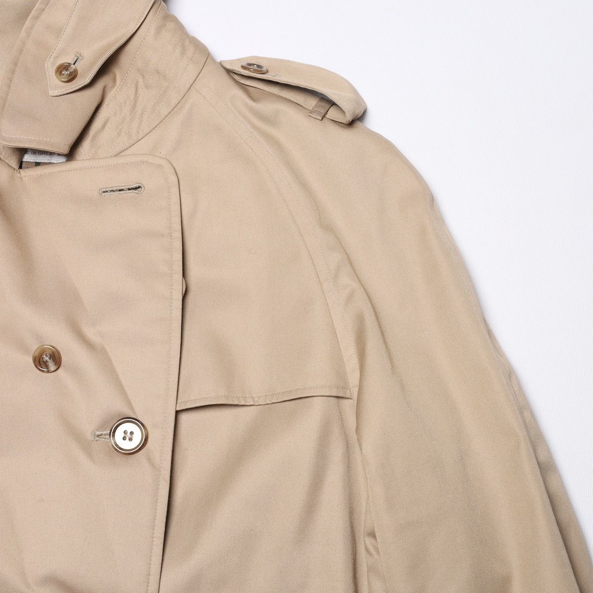 DAKS Daks London Double Breasted Trench Coat Beige Size M / US 6-8 / IT 42-44 - 6 Thumbnail