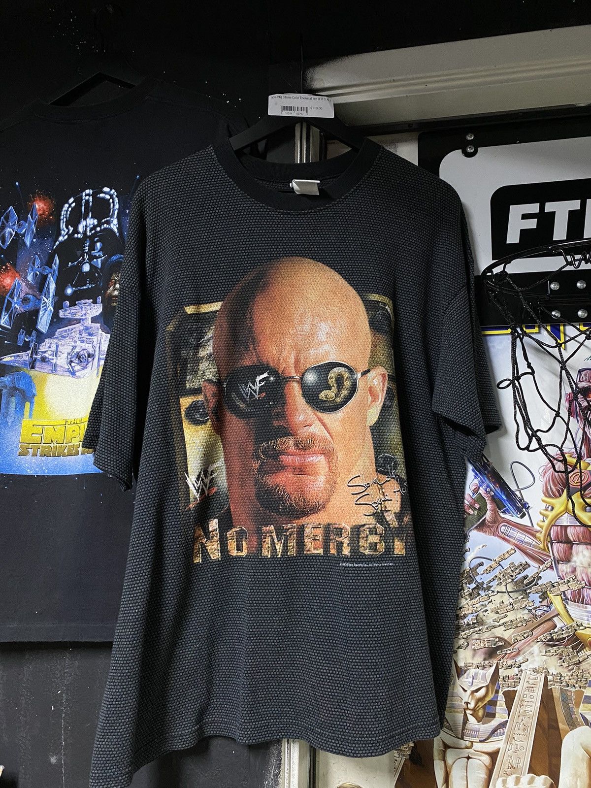 Vintage × WWE × WWF Vintage 1993 WWF Stone Cold Steve Austin Shirt XLarge Size US XL / EU 56 / 4 - 6 Thumbnail