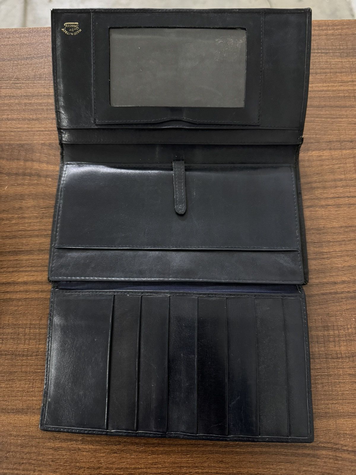 Gucci Vintage Gucci Trifold Long Wallet Size ONE SIZE - 13 Thumbnail