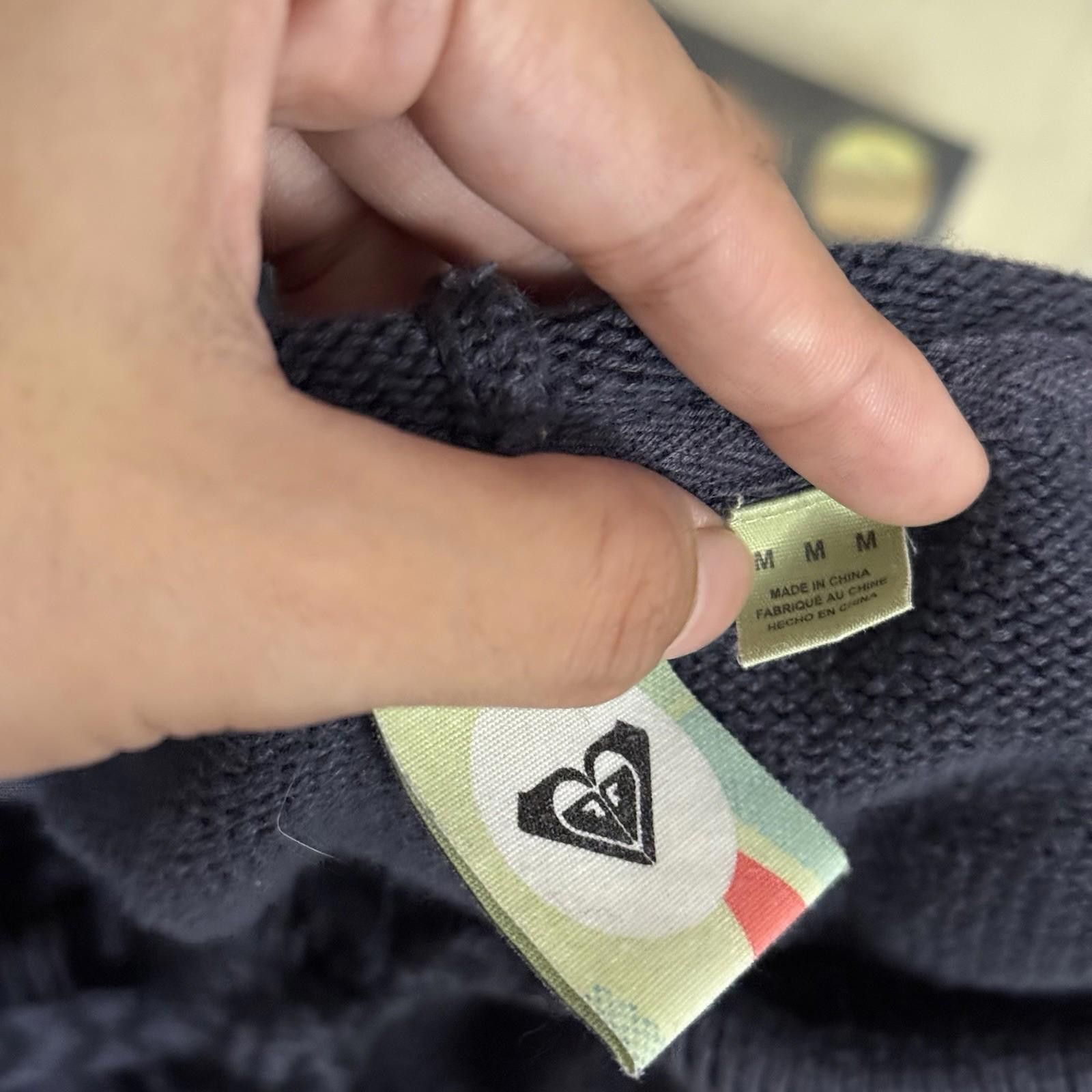 Other Y2k Grunge Navy Roxy Pullover Sweater Knit Medium Size M / US 6-8 / IT 42-44 - 7 Thumbnail