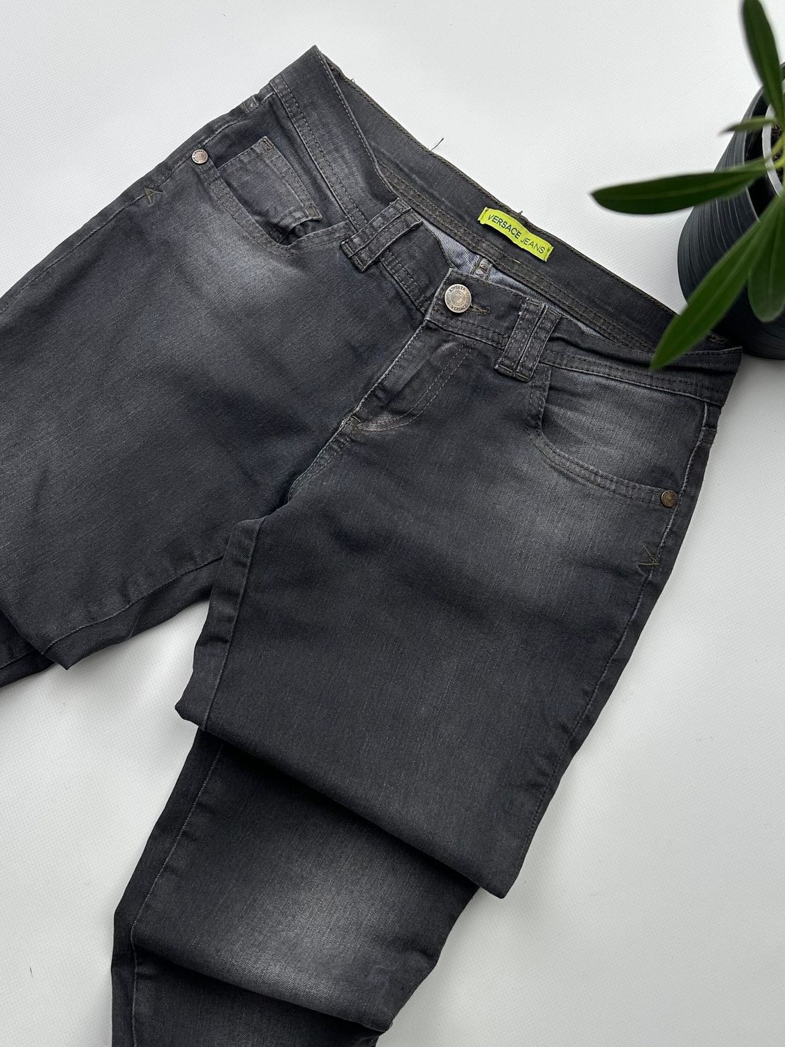 Versace Versace Vintage Zipped Skinny Jeans (151) Size 27" / US 4 / IT 40 - 2 Thumbnail