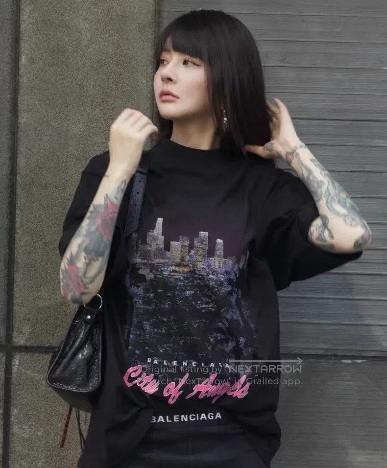 Balenciaga Balenciaga Los Angeles City of Angels T-shirt Size US XS / EU 42 / 0 - 5 Thumbnail