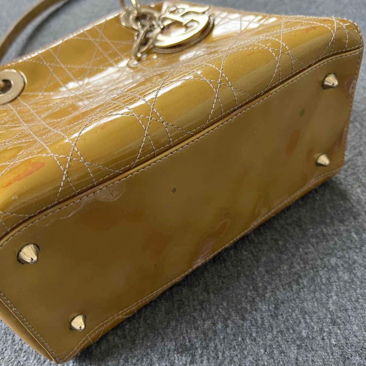 Christian Dior Monsieur Christian dior lady dior cannage patent bag Size ONE SIZE - 4 Thumbnail
