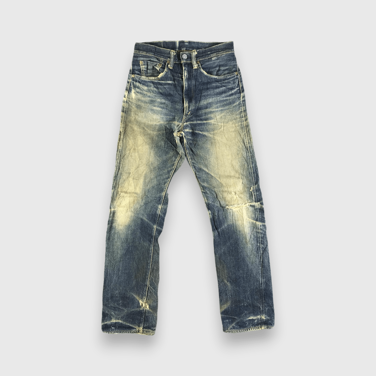 Japanese Brand Vintage Psycho Wheels Selvedge Jeans-J3784 Size US 29 - 1 Thumbnail