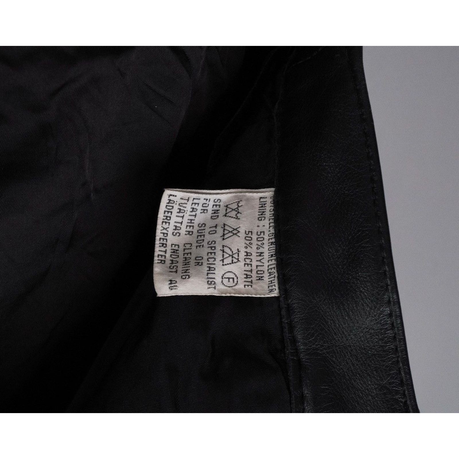 Levi's Vintage levis strauss real leather black logo pants Size 27" / US 4 / IT 40 - 10 Thumbnail