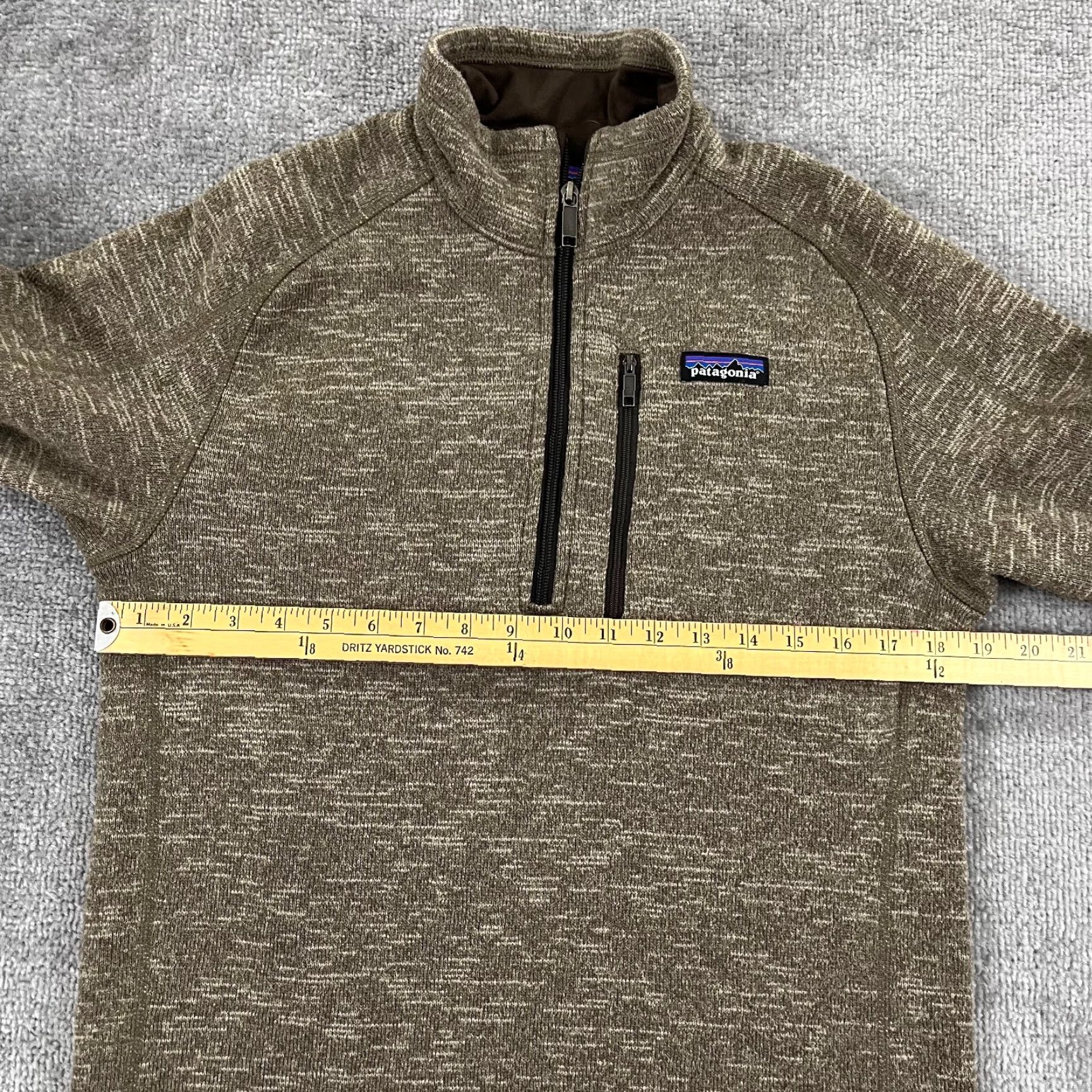 Patagonia PATAGONIA Sweater Mens Small Brown Better Jacket 1/2 Zip Pullover Long Sleeve Size US S / EU 44-46 / 1 - 6 Thumbnail