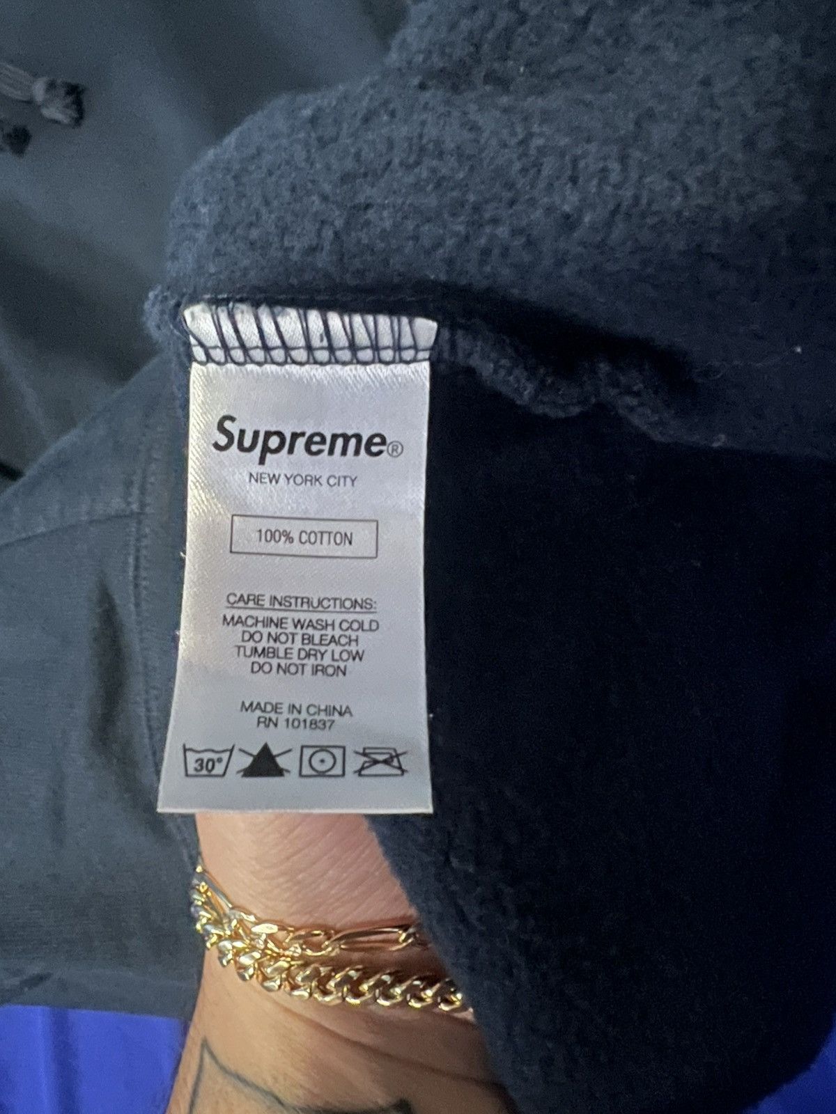 Supreme Supreme Paneled Hooded Sweatshirt Size US L / EU 52-54 / 3 - 8 Thumbnail