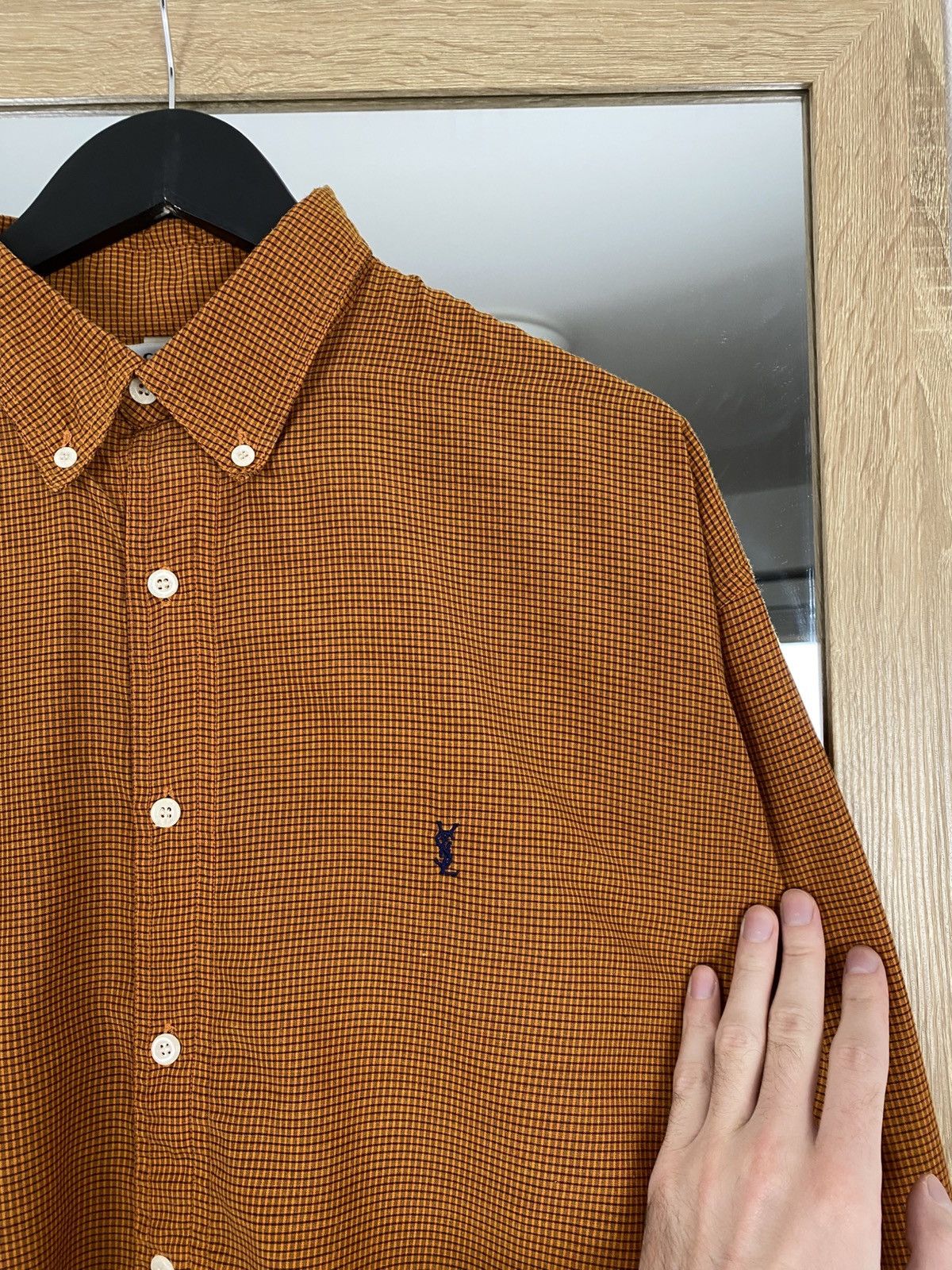 Vintage × Yves Saint Laurent Vintage shirt by YSL Size US L / EU 52-54 / 3 - 2 Thumbnail