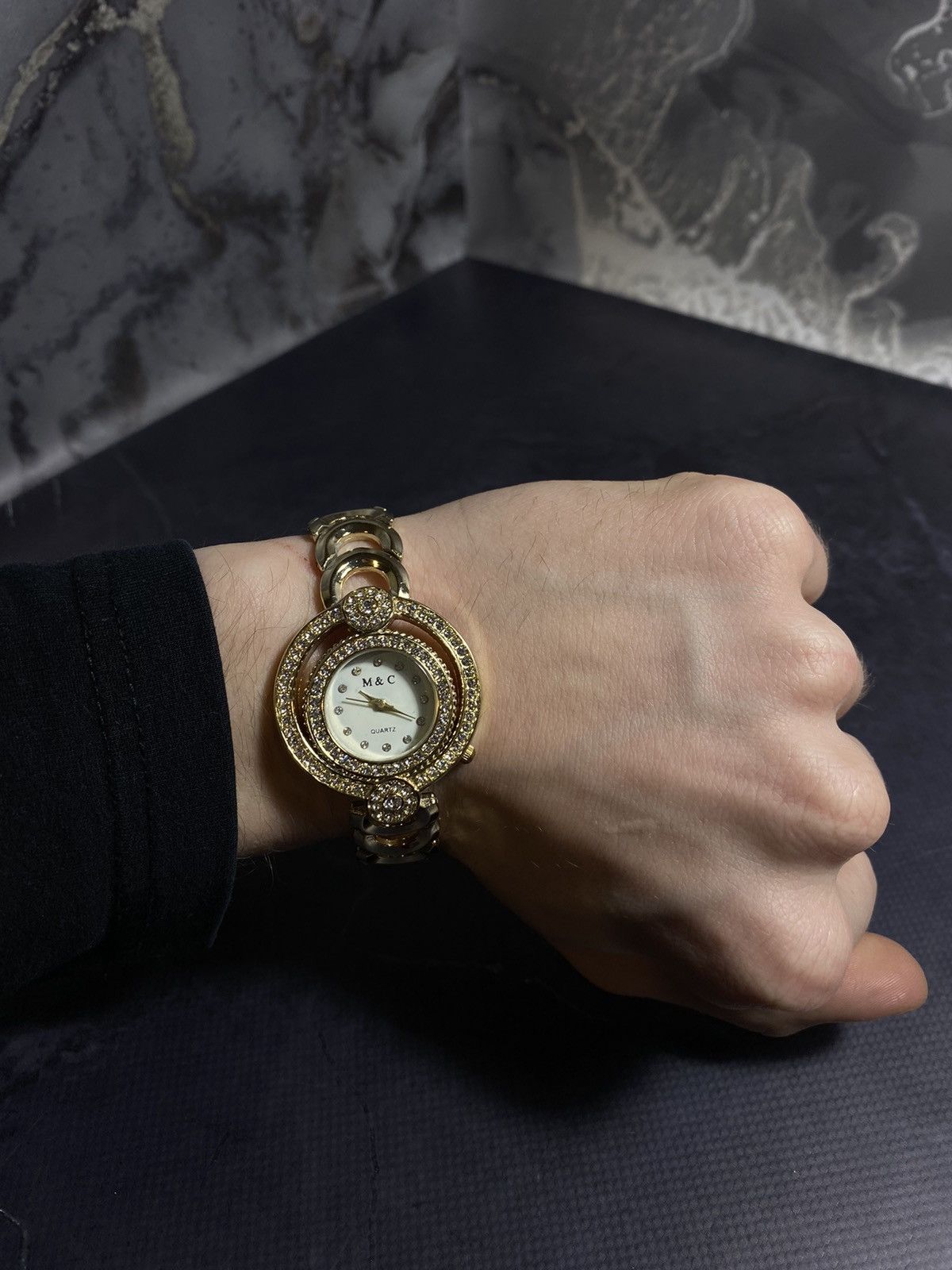 Jewelry Luxury crystal bracelet watch – Japanese brand Size ONE SIZE - 10 Thumbnail