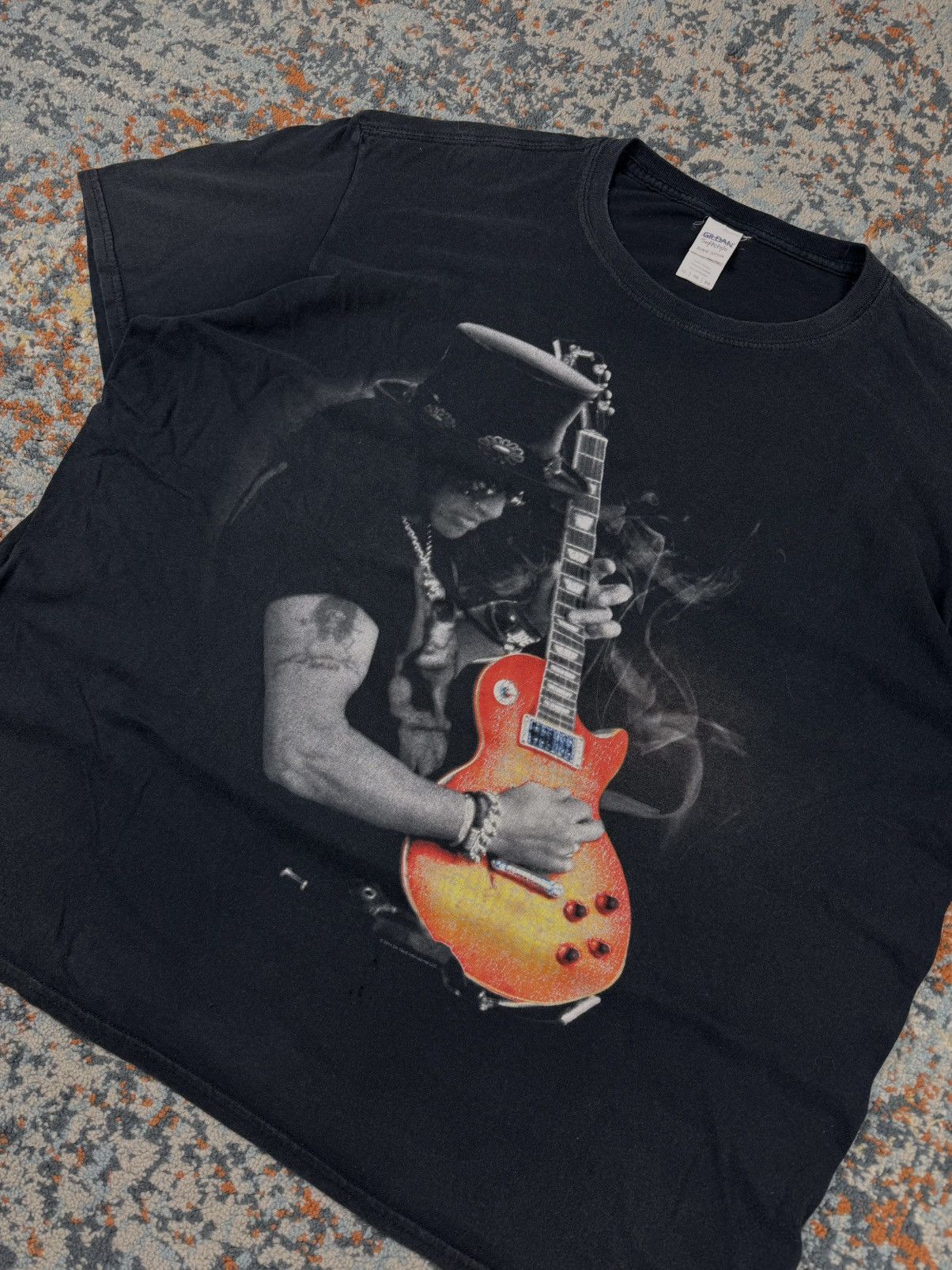Band Tees Vintage Y2K Slash Guns n Roses graphic rock band tshirt tee Size US XL / EU 56 / 4 - 3 Thumbnail