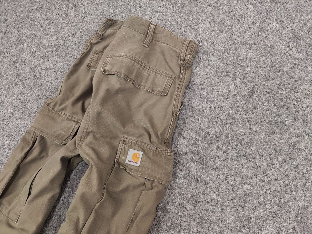 Carhartt Vintage 90's Carhartt Ripstop Faded Cargo Pants Travis Style Size US 32 / EU 48 - 4 Thumbnail