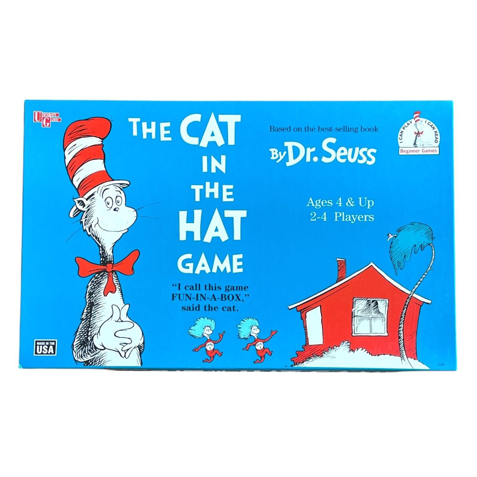 Other 1996 Cat in the Hat Board Game Dr Seuss 100% Complete CLEAN! Size ONE SIZE - 1 Thumbnail