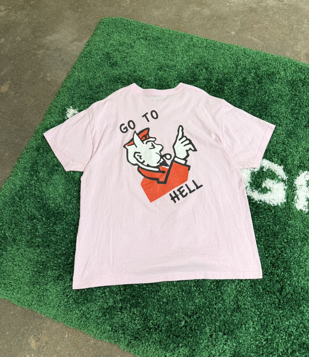 Superrradical Superrradical " Go To Hell " Monopoly Tee Pink Sz. 2XL XXL Size US XXL / EU 58 / 5 - 1 Thumbnail