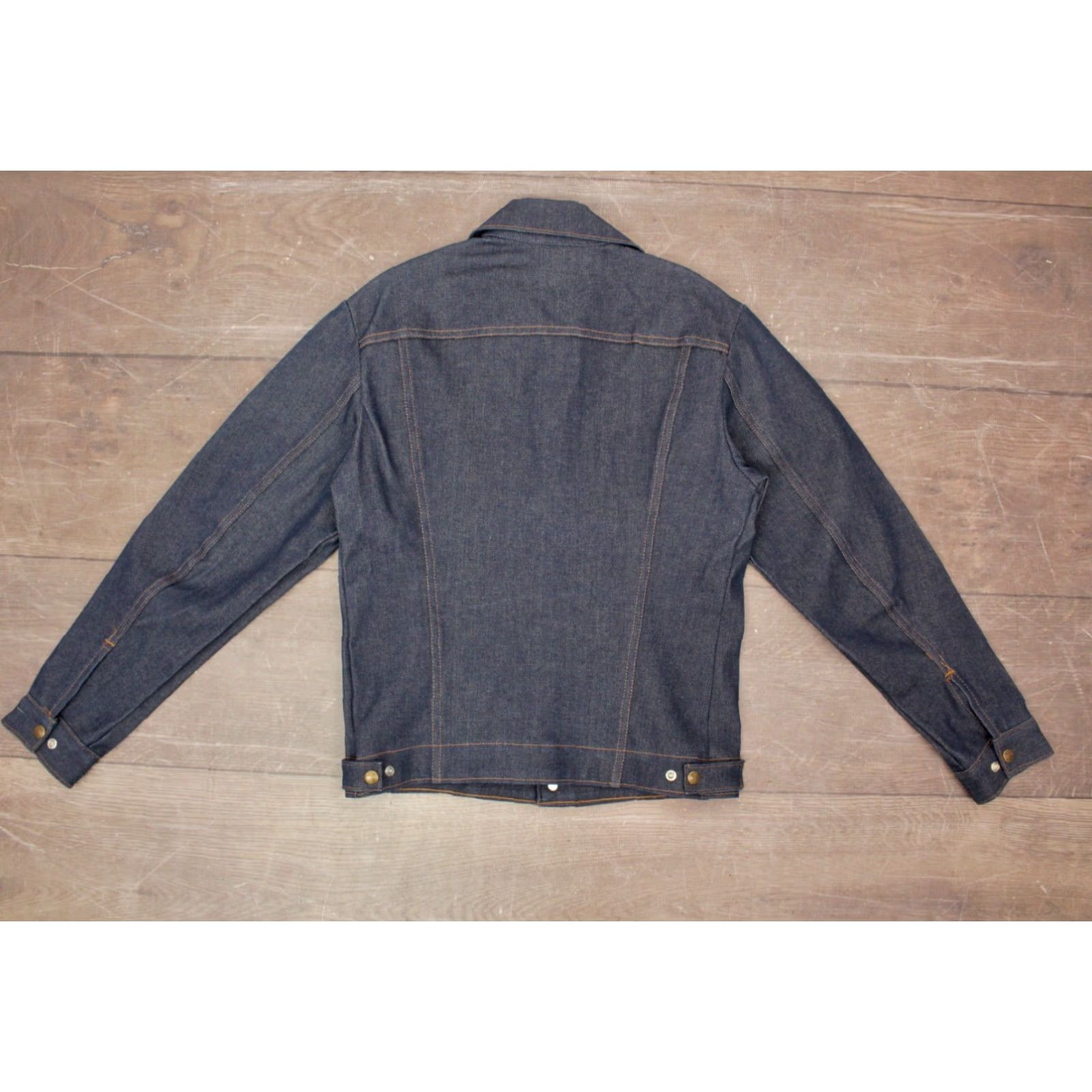 Vintage VTG Key Denim Jacket Shirt Mens 1970s 34 R Small Blue Vintage 70s Jeans Jacket Denim Jacket Size US 34 / EU 50 - 2 Thumbnail