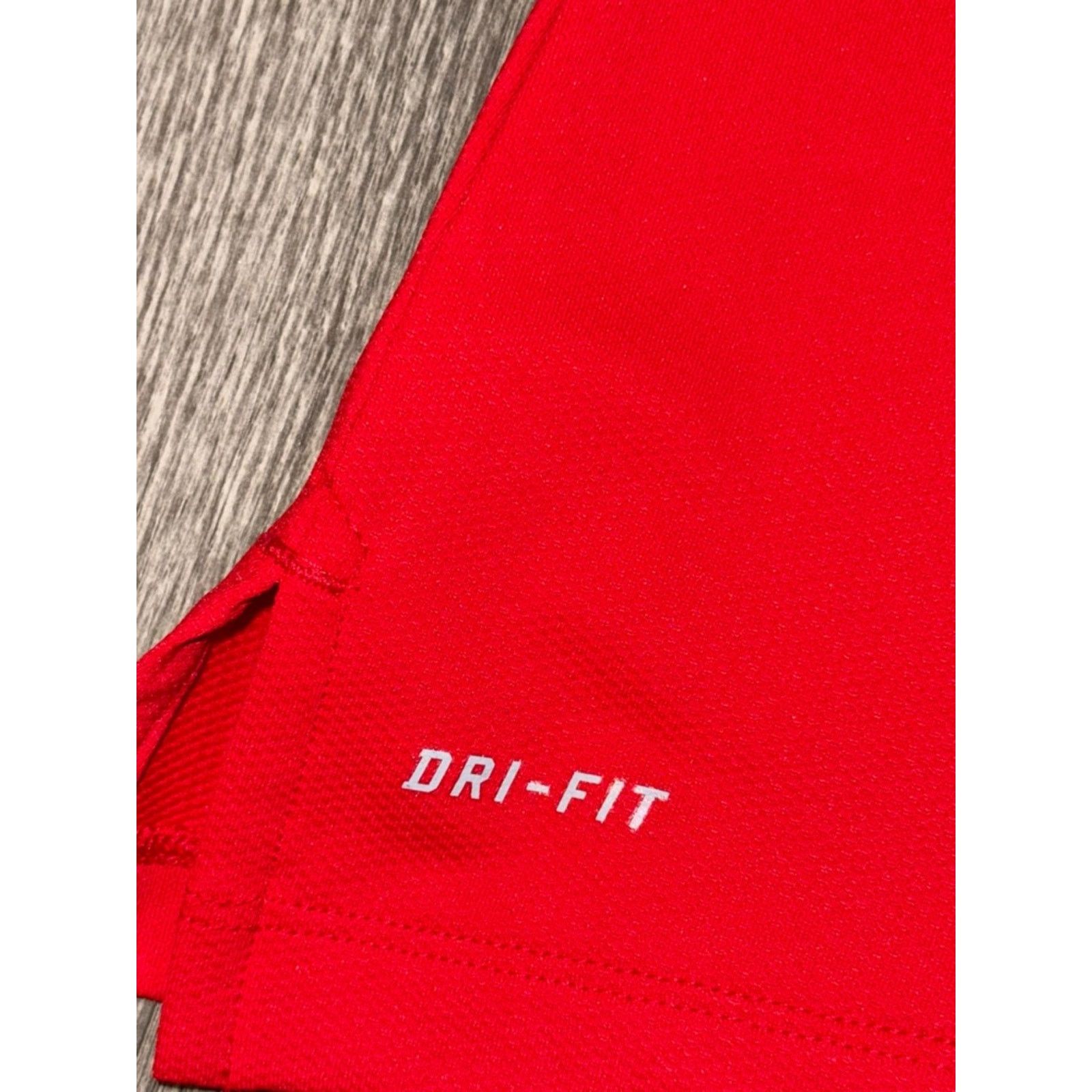 Nike Nike Rutgers Dri Fit Red Polo Size Large College Sports Size L / US 10 / IT 46 - 5 Thumbnail